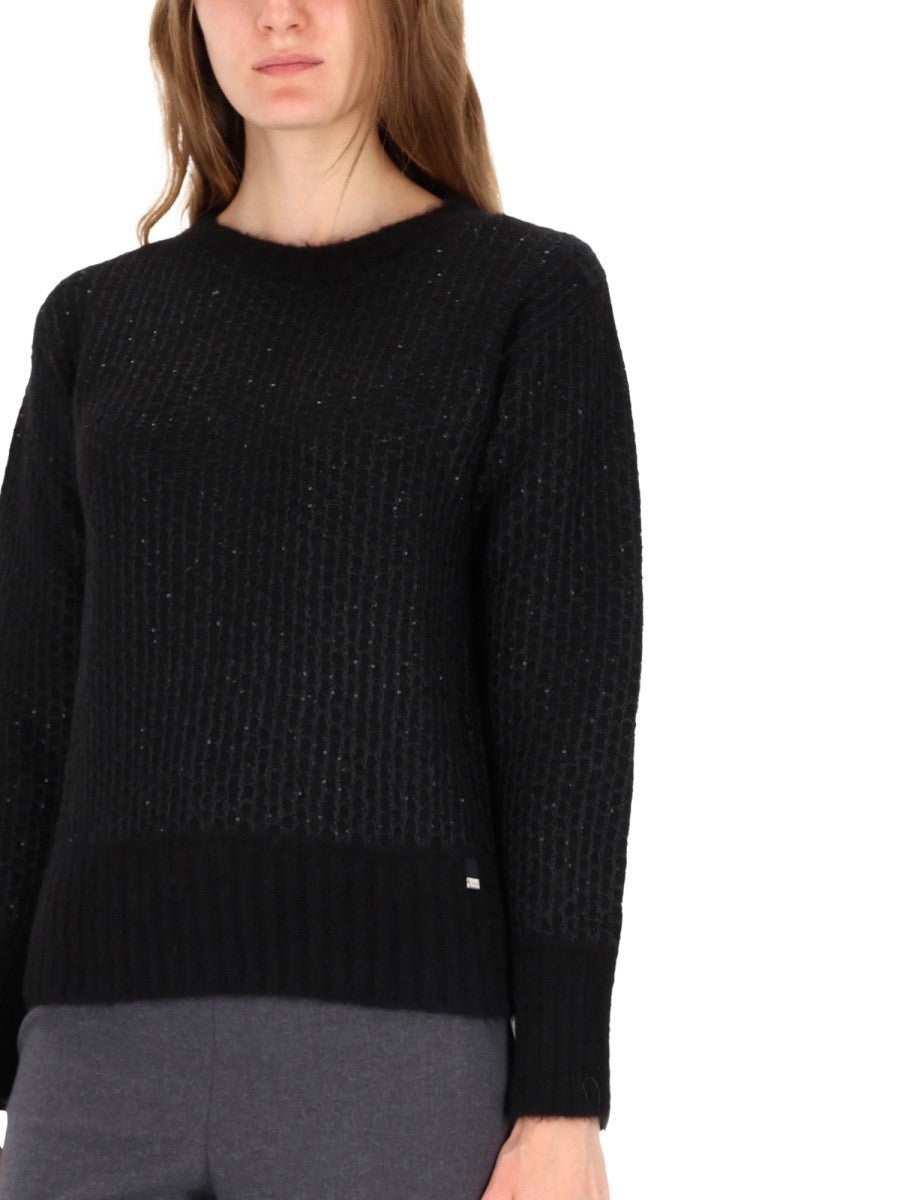 Herno METALLIC EFFECT SEQUIN JERSEY