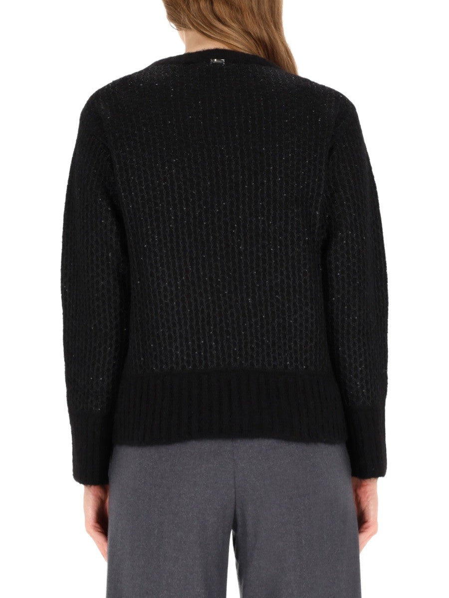 Herno METALLIC EFFECT SEQUIN JERSEY