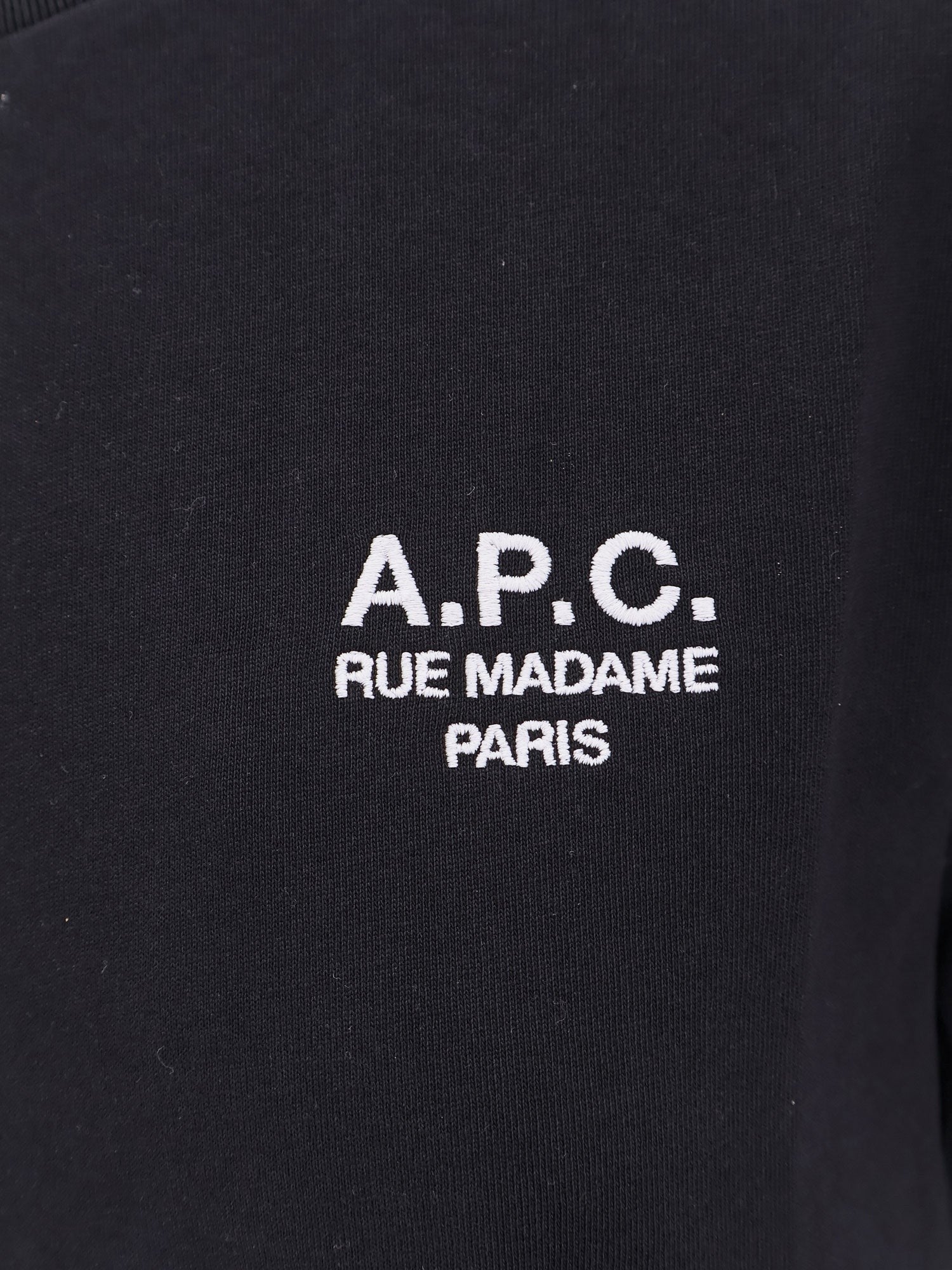 A.P.C. Organic cotton t-shirt with logo embroidery