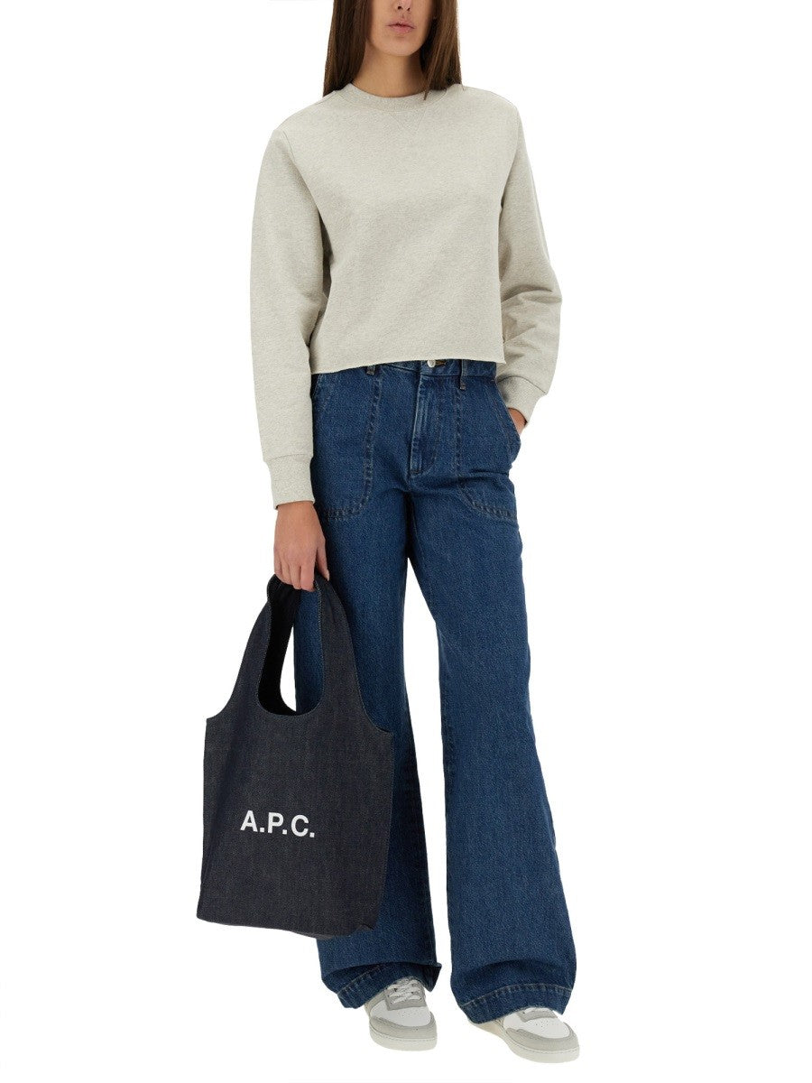 A.P.C. SWEATSHIRT WITH LOGO