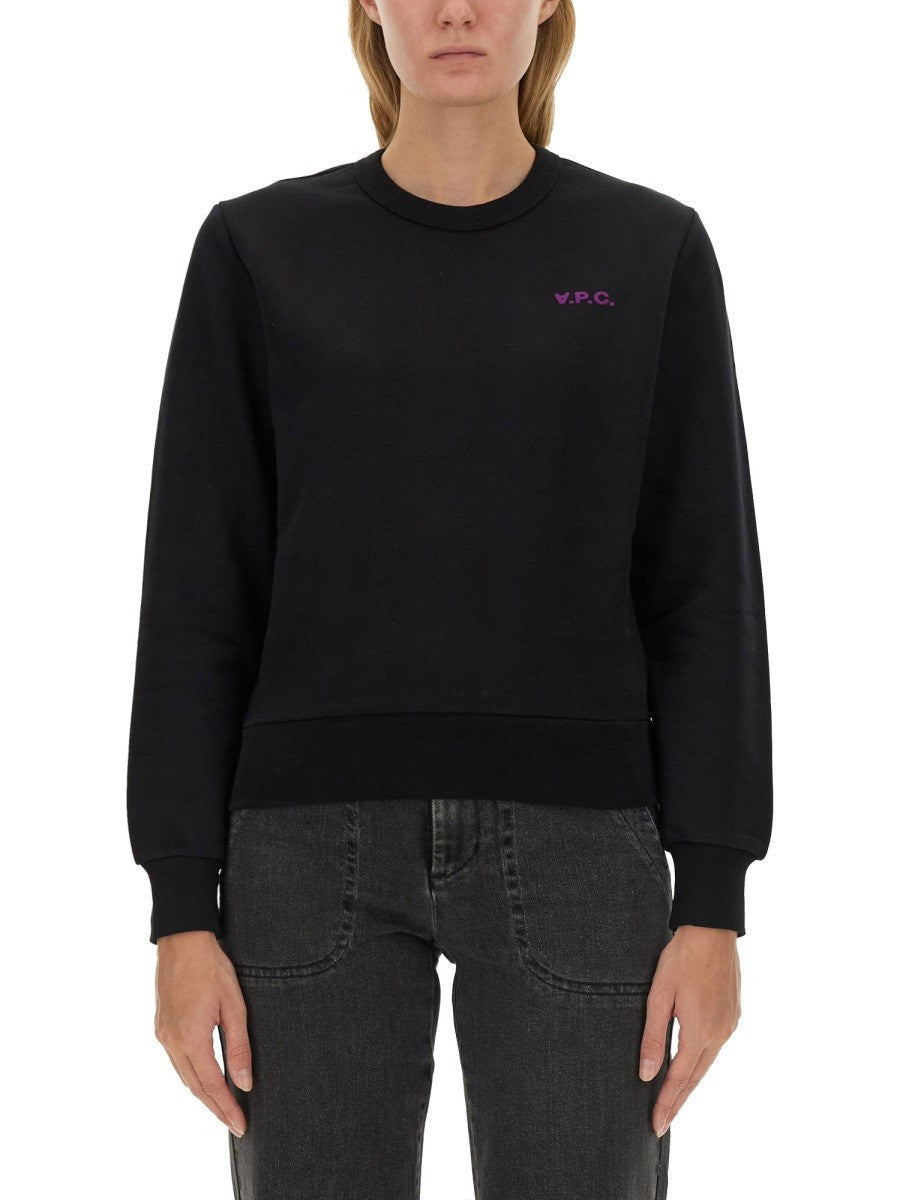 A.P.C. SWEATSHIRT WITH LOGO