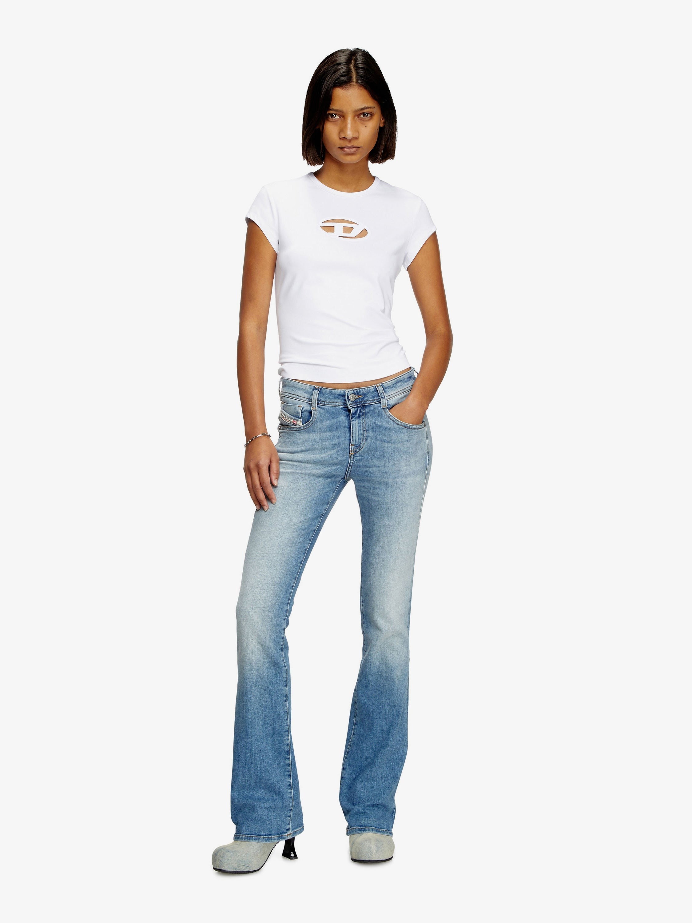 Diesel T-Angie T-shirt in stretch cotton