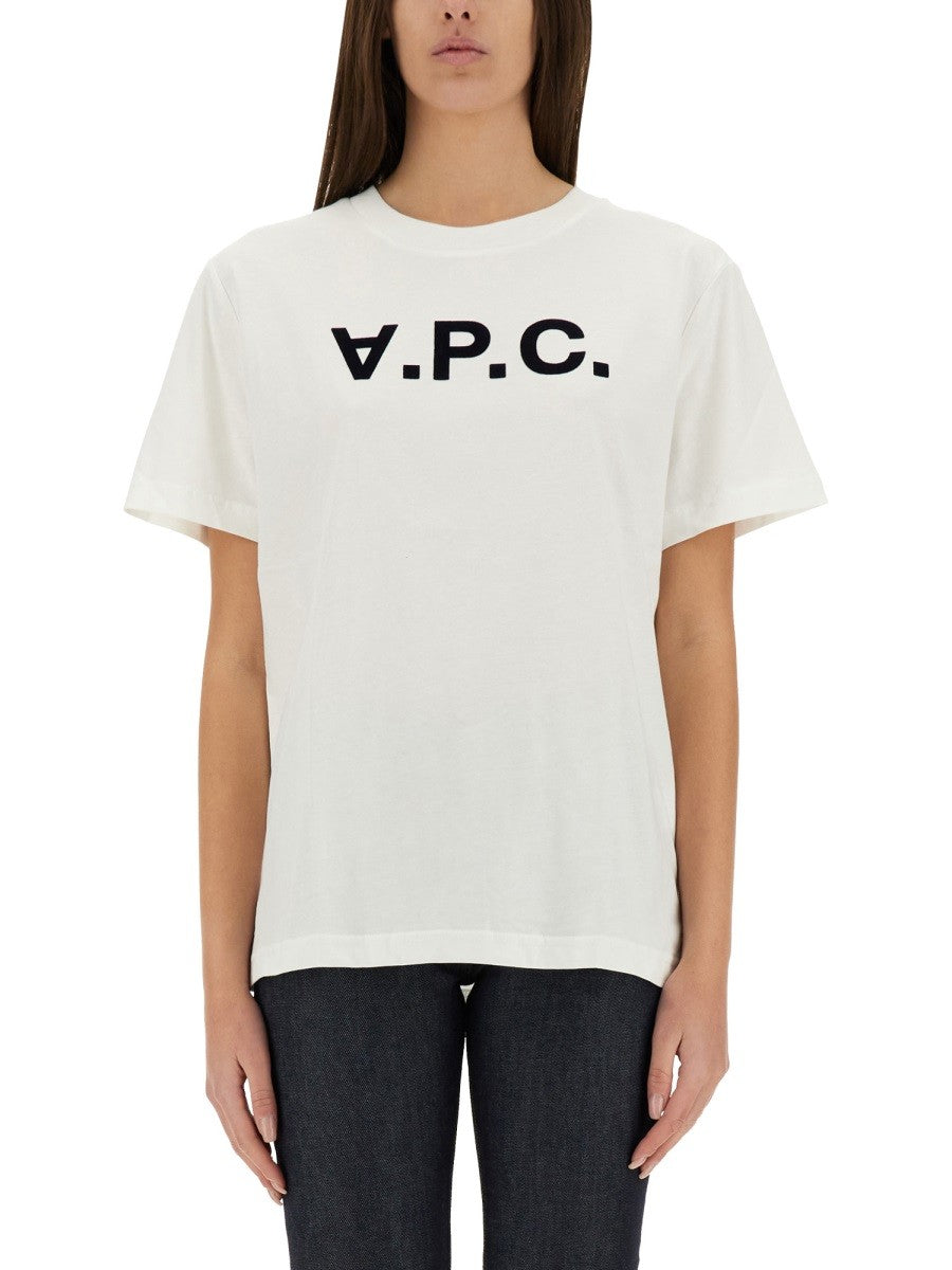 A.P.C. T-SHIRT CON LOGO