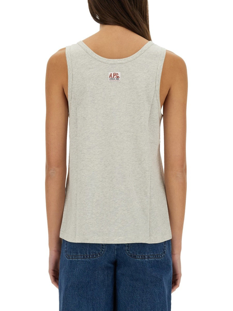 A.P.C. TOPS WITH LOGO