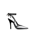 The Attico Venus Chrome Slingback Pumps