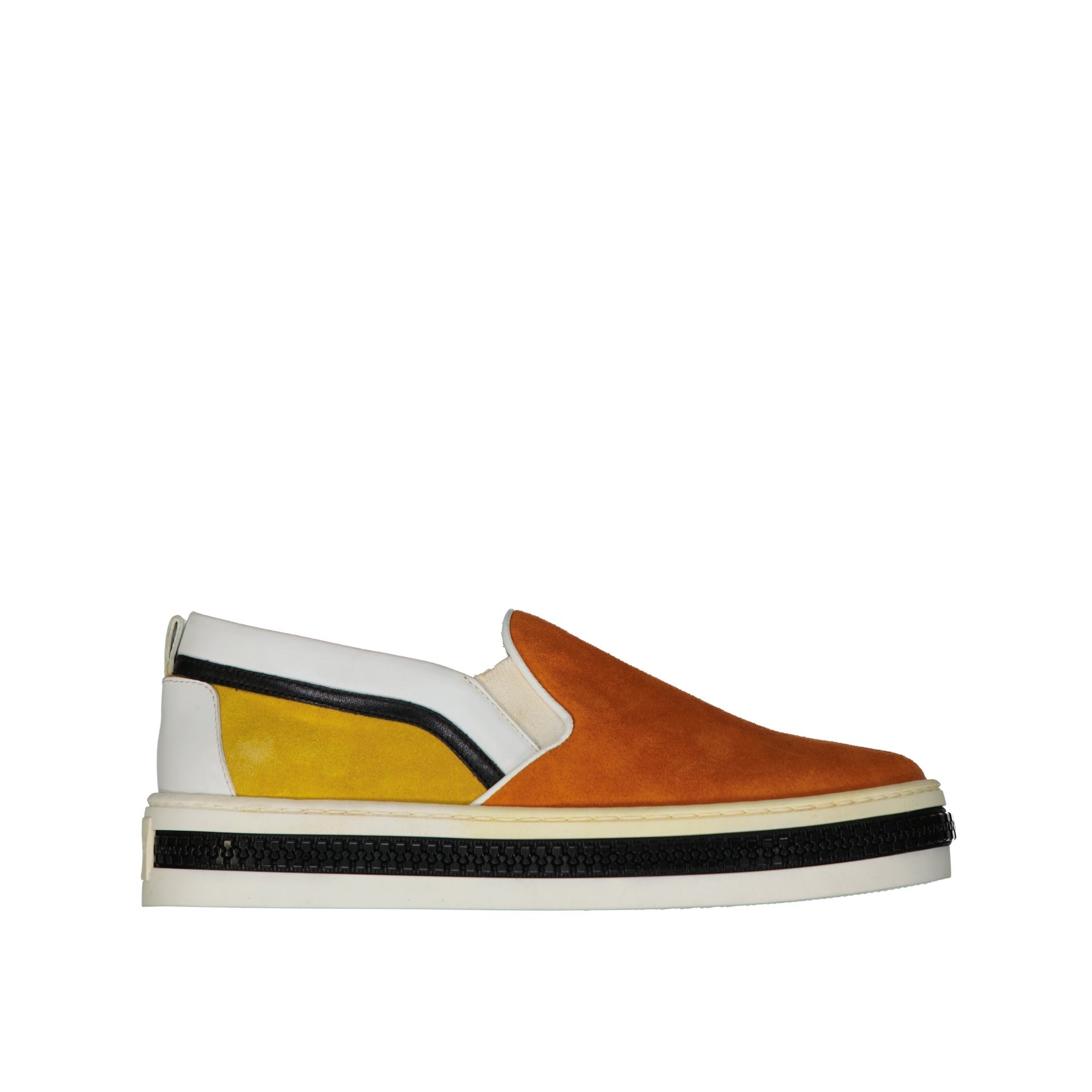 Sergio Rossi Leather Slip - On Sneakers - WOMEN SHOES - SERGIO ROSSI - Tluxy New