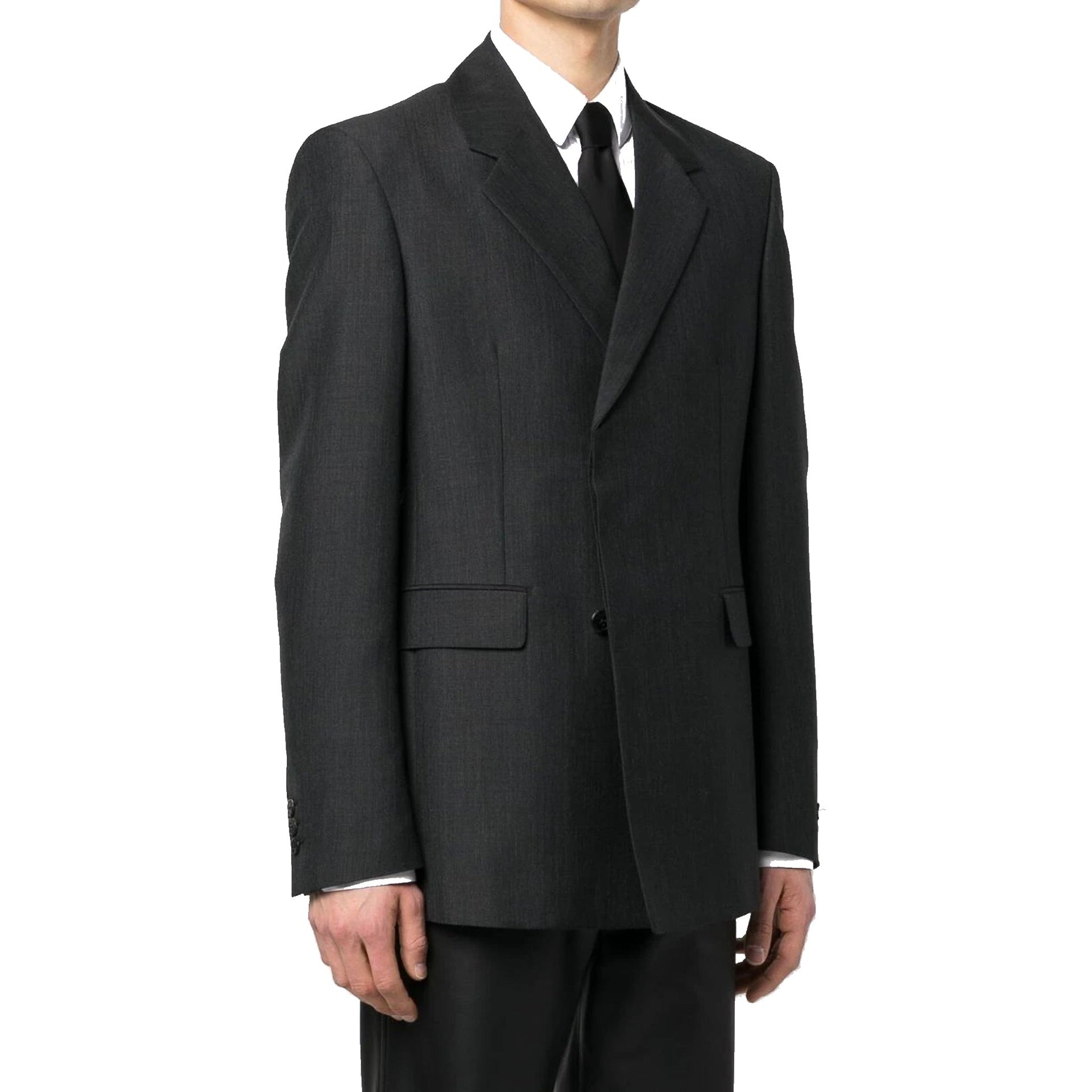 Prada Double-Breasted Wool Jacket