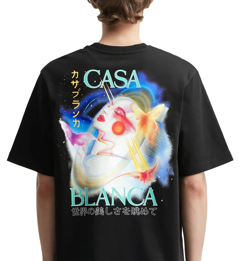 Casablanca T-shirt & Top Black Man