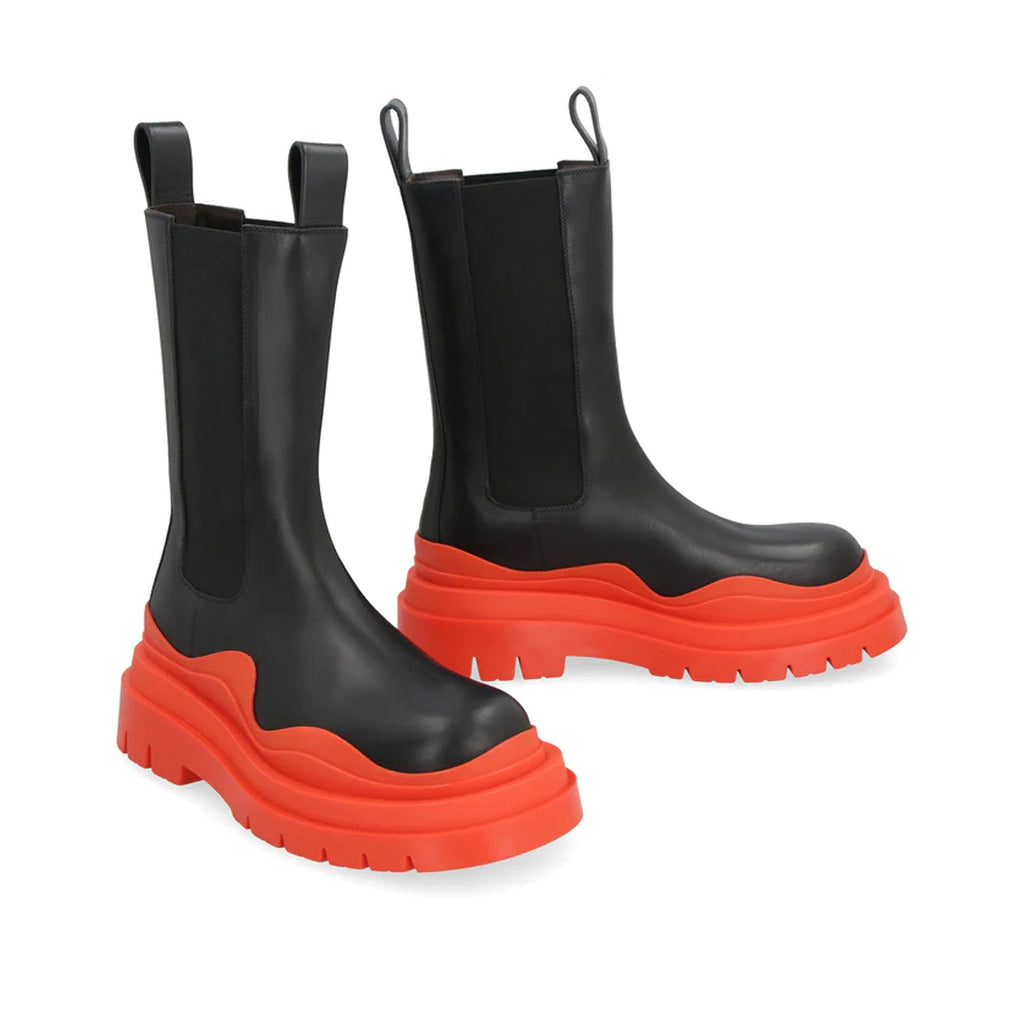 Bottega Veneta Leather Tire Boots