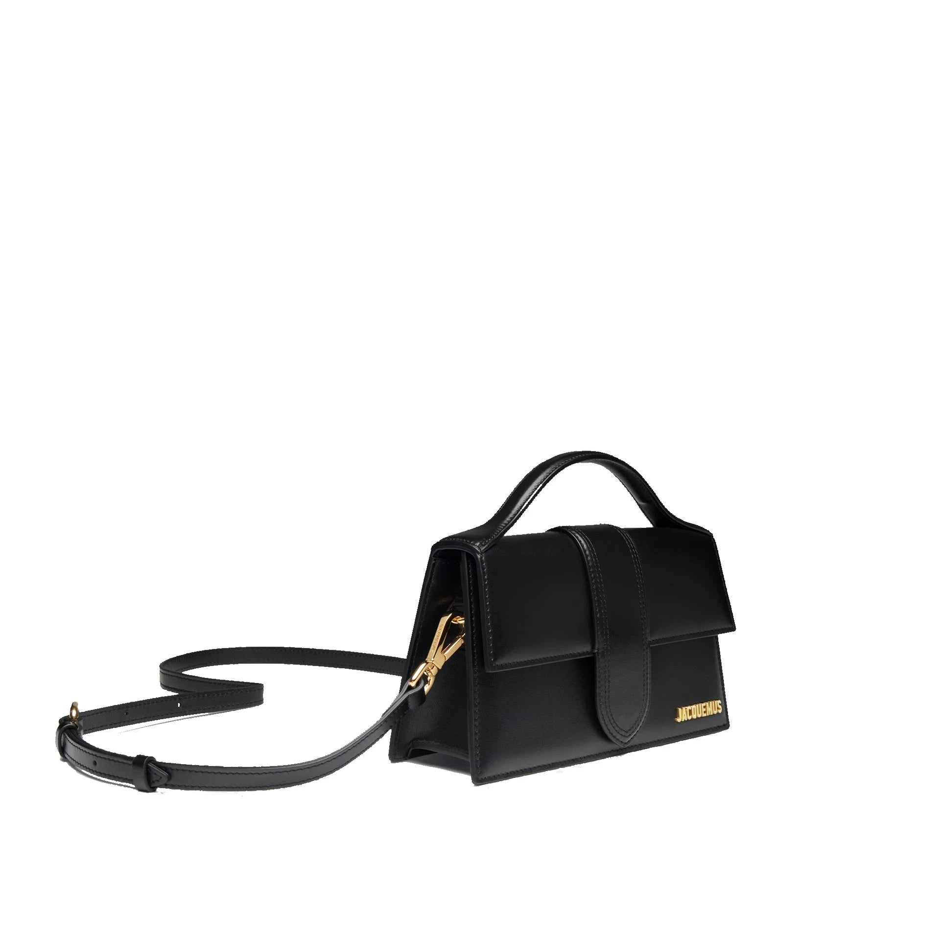 Jacquemus Le Grand Bambino Bag - Gold Logo