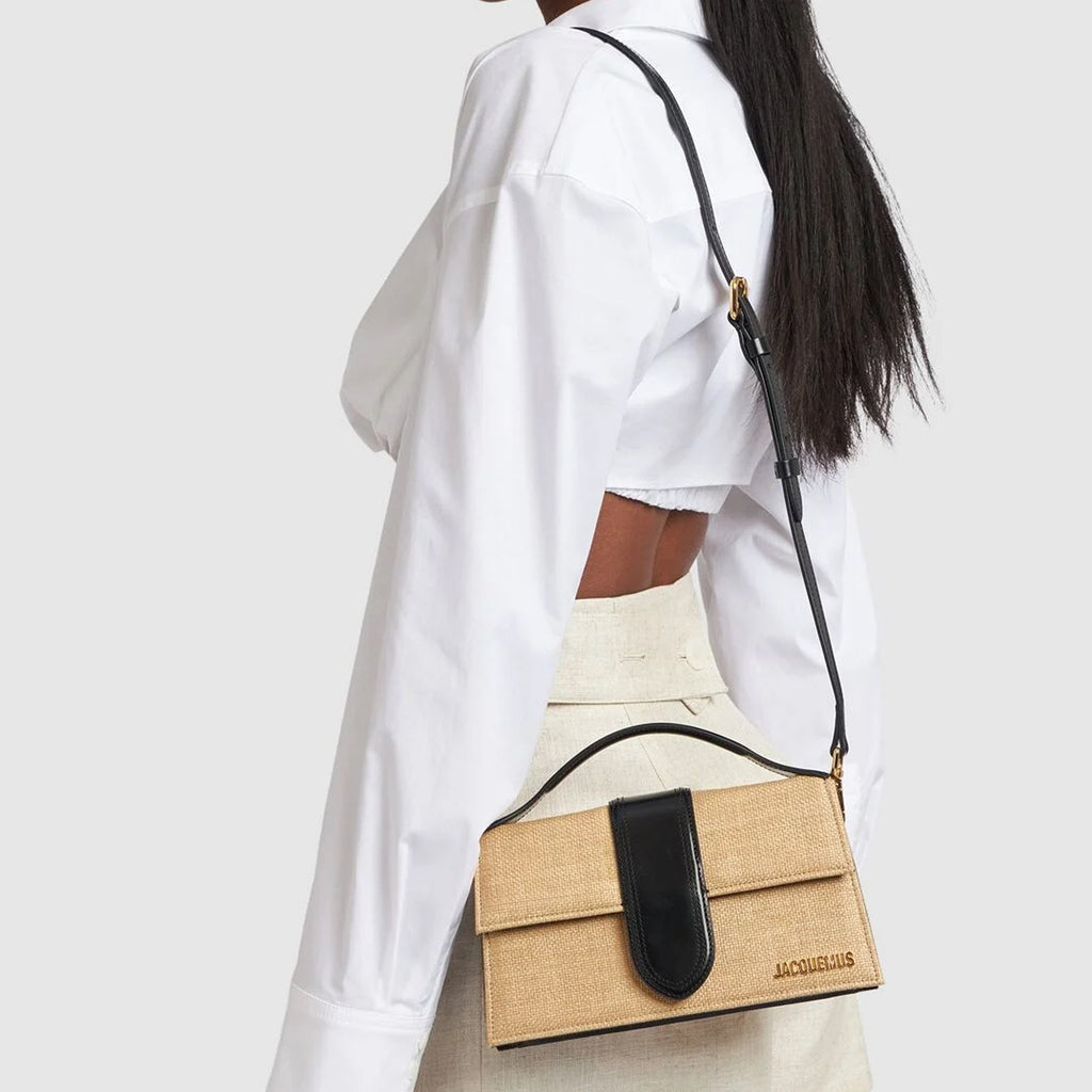Jacquemus Le Grand Bambino Raffia Bag