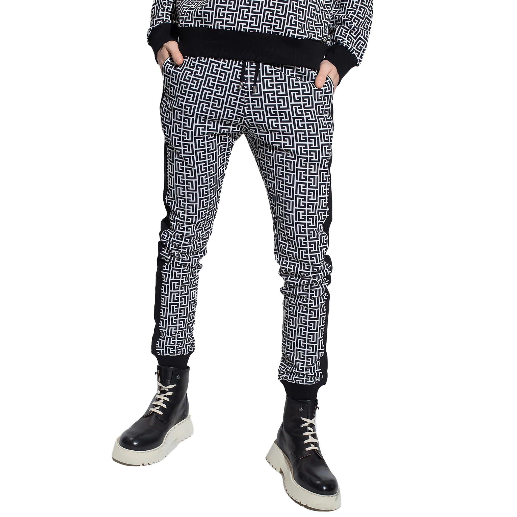 Balmain Trousers Black Man
