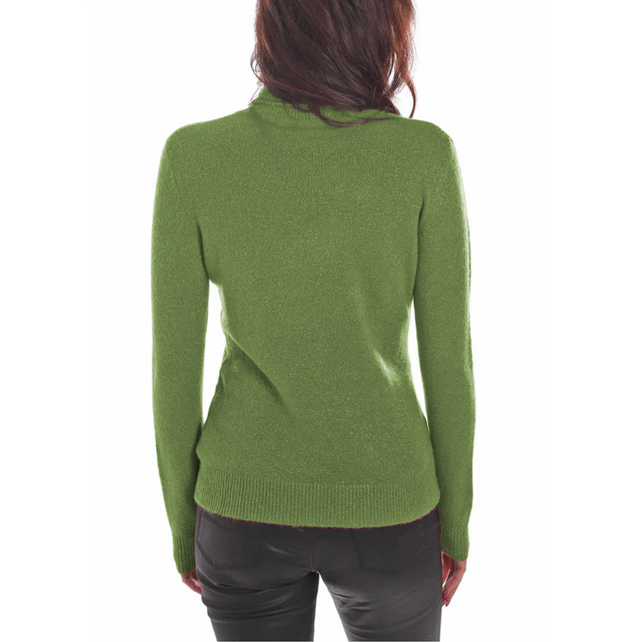 Yes Zee Sweaters Green Woman