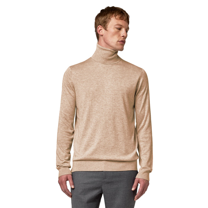 Alpha Studio Sweaters Camel Man