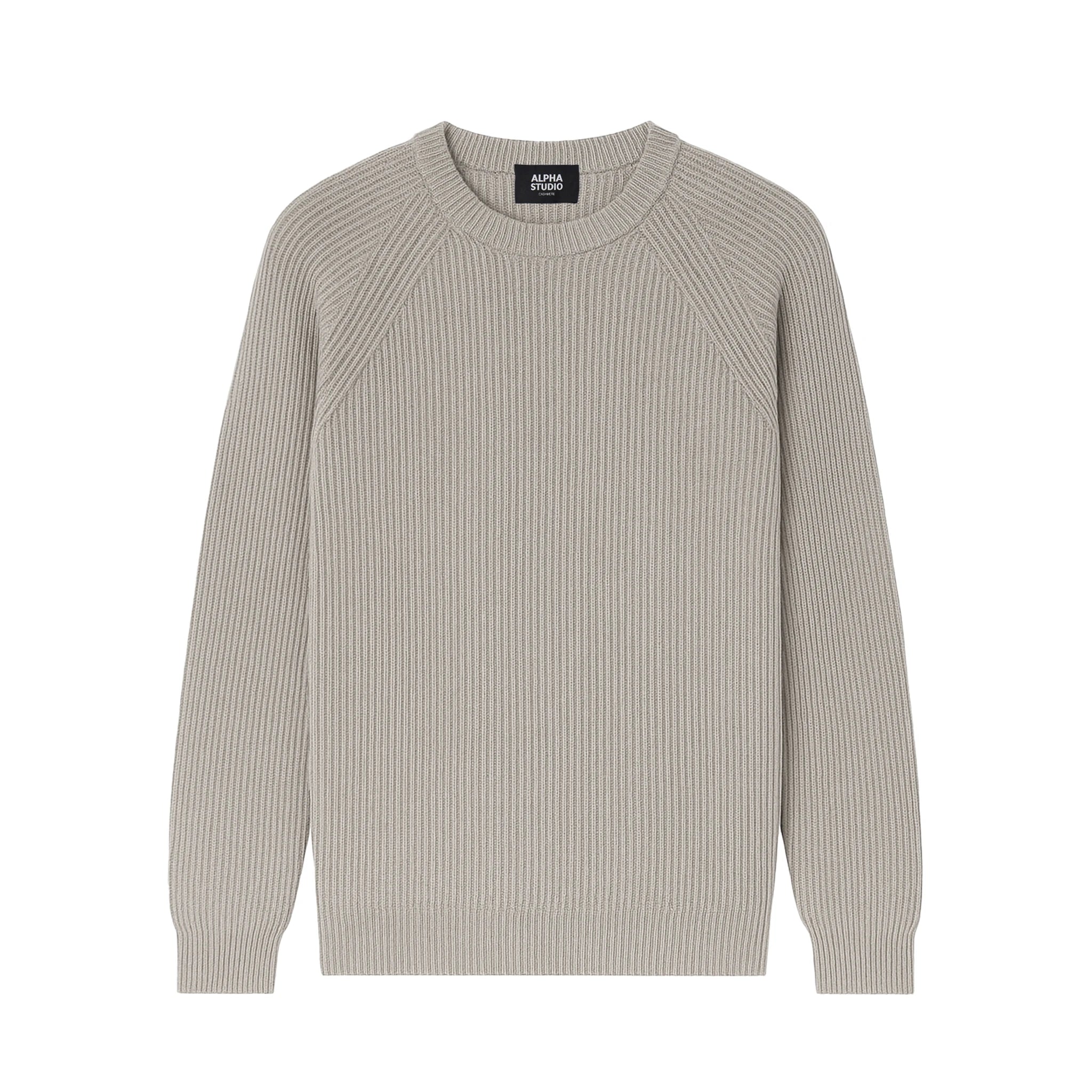 Alpha Studio Sweaters Grey Man