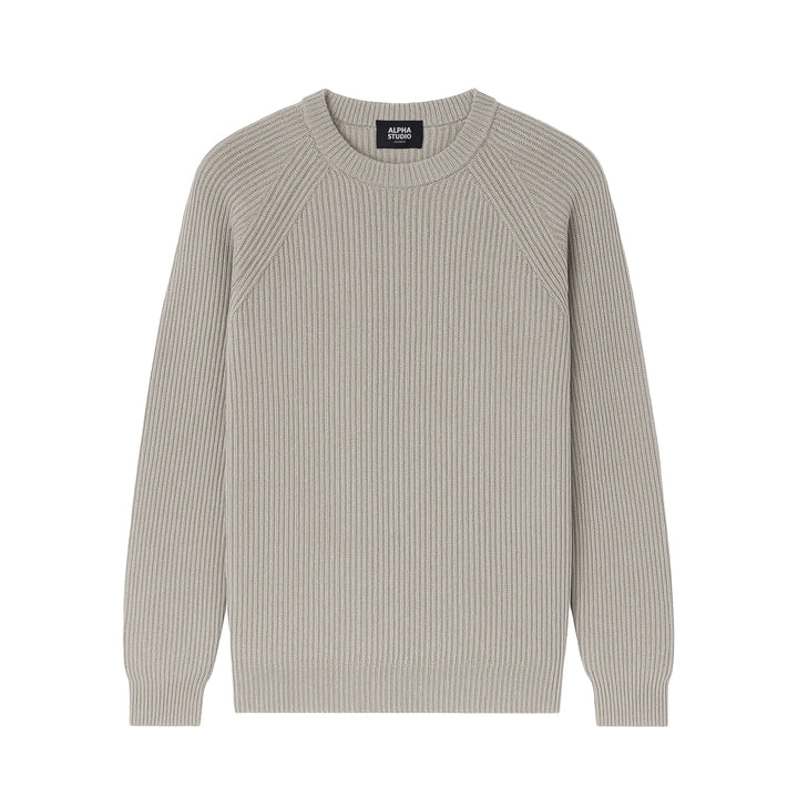 Alpha Studio Sweaters Grey Man