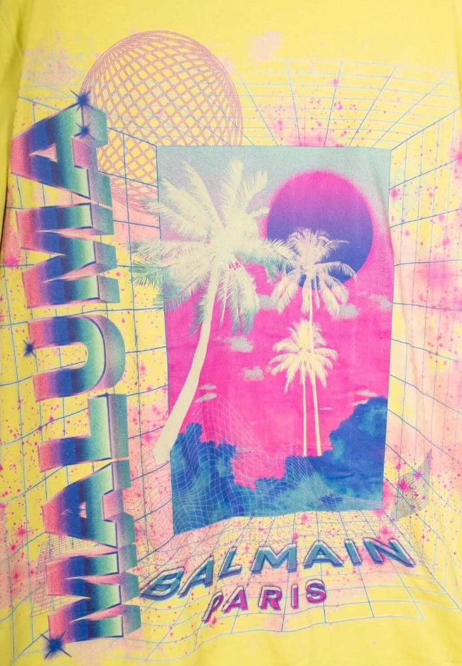 Balmain T-shirt & Top Yellow Man