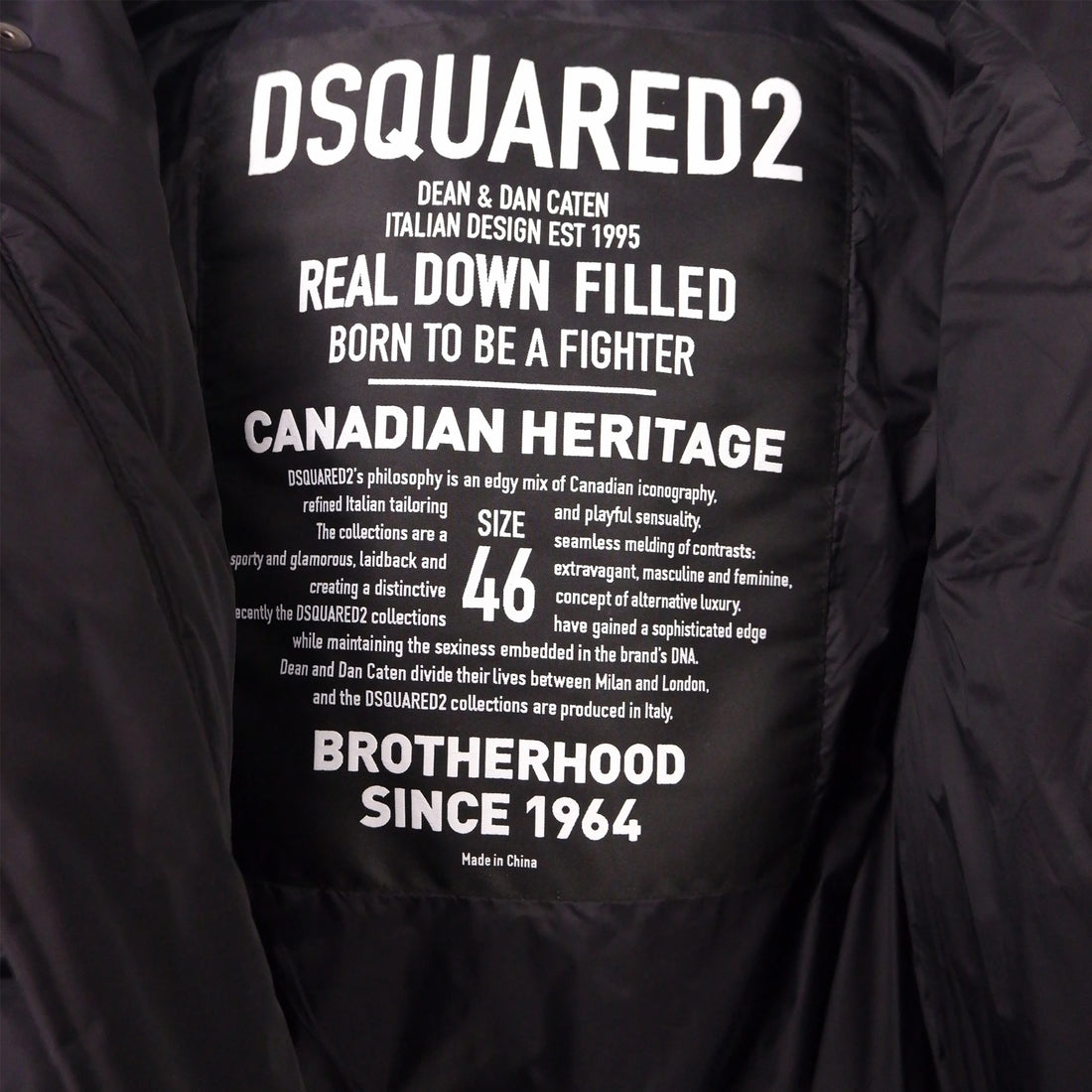 Dsquared2 Jackets Black Man