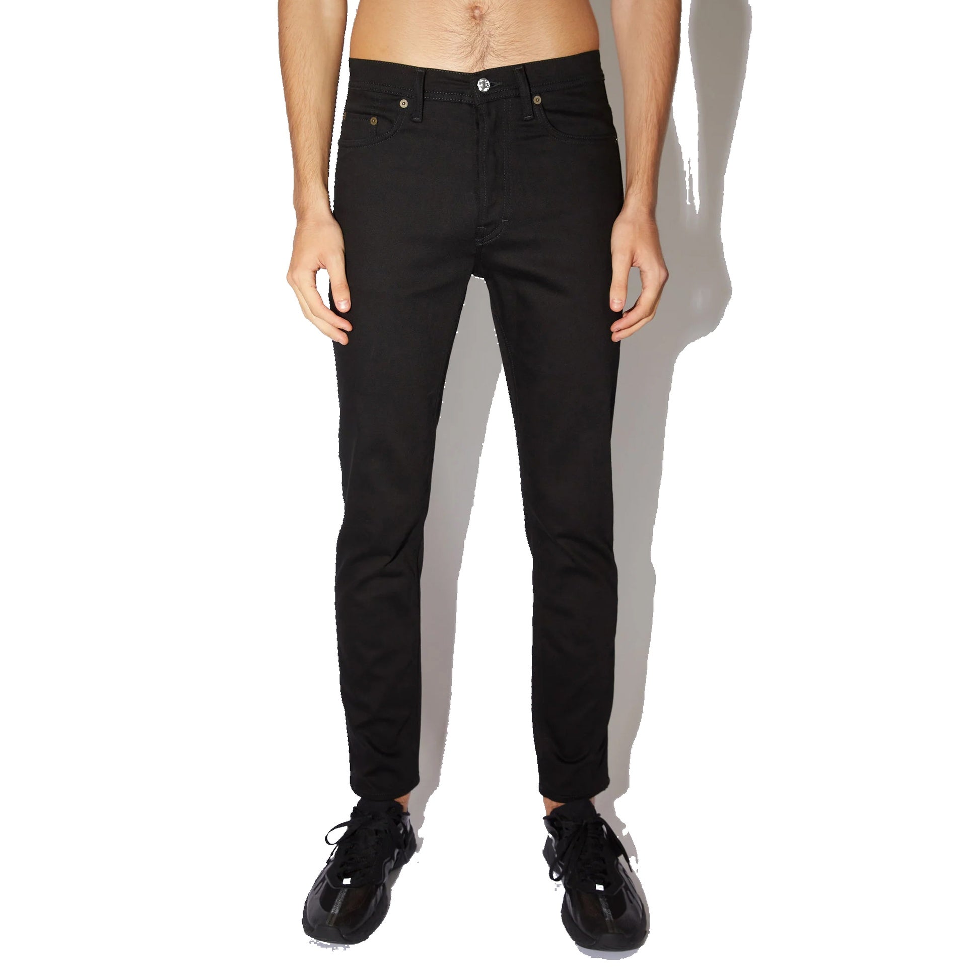Acne Studios Blå Konst River Stay Cotton Denim Jeans - MEN CLOTHING - ACNE STUDIOS - Tluxy New