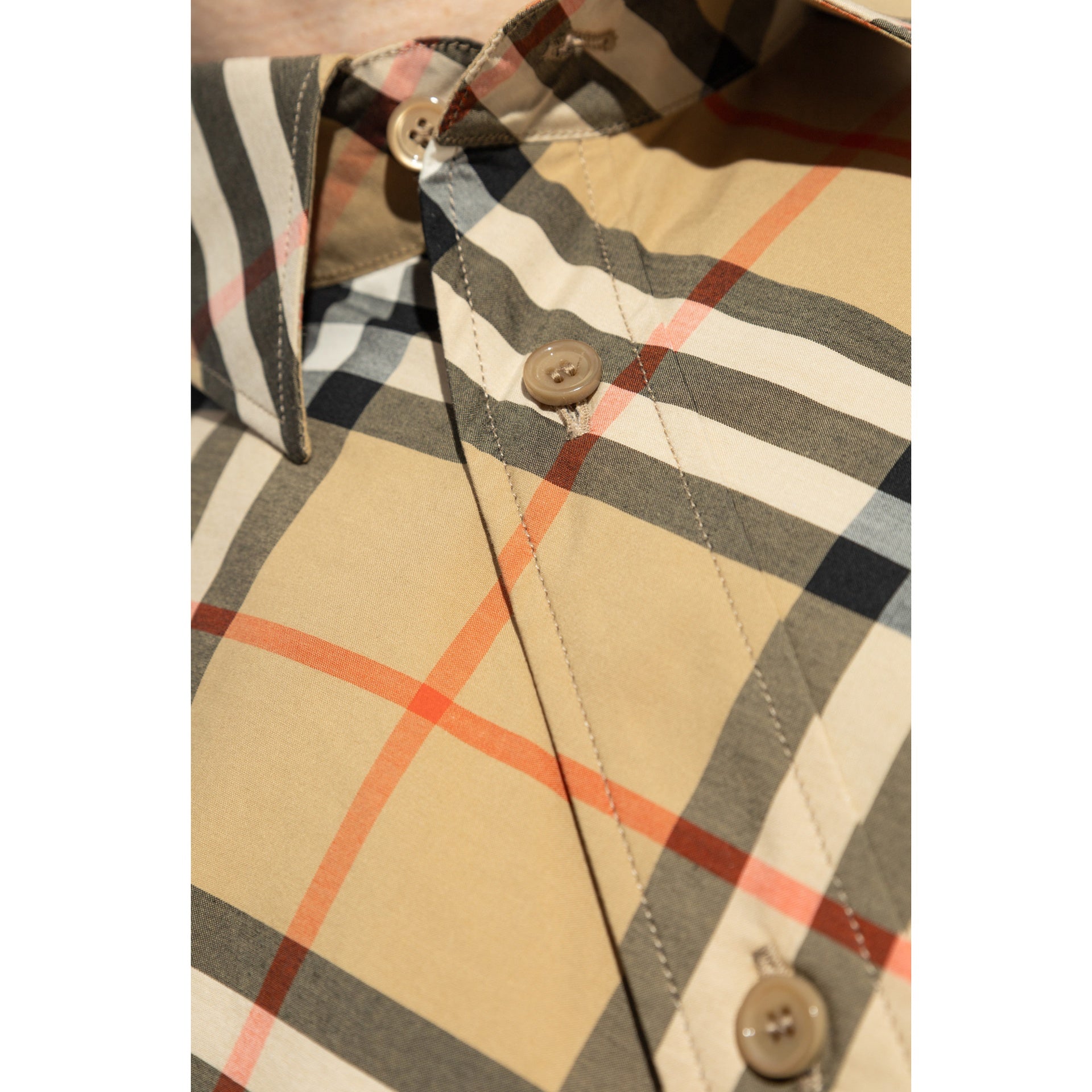 Burberry Checked Plaid Shirt