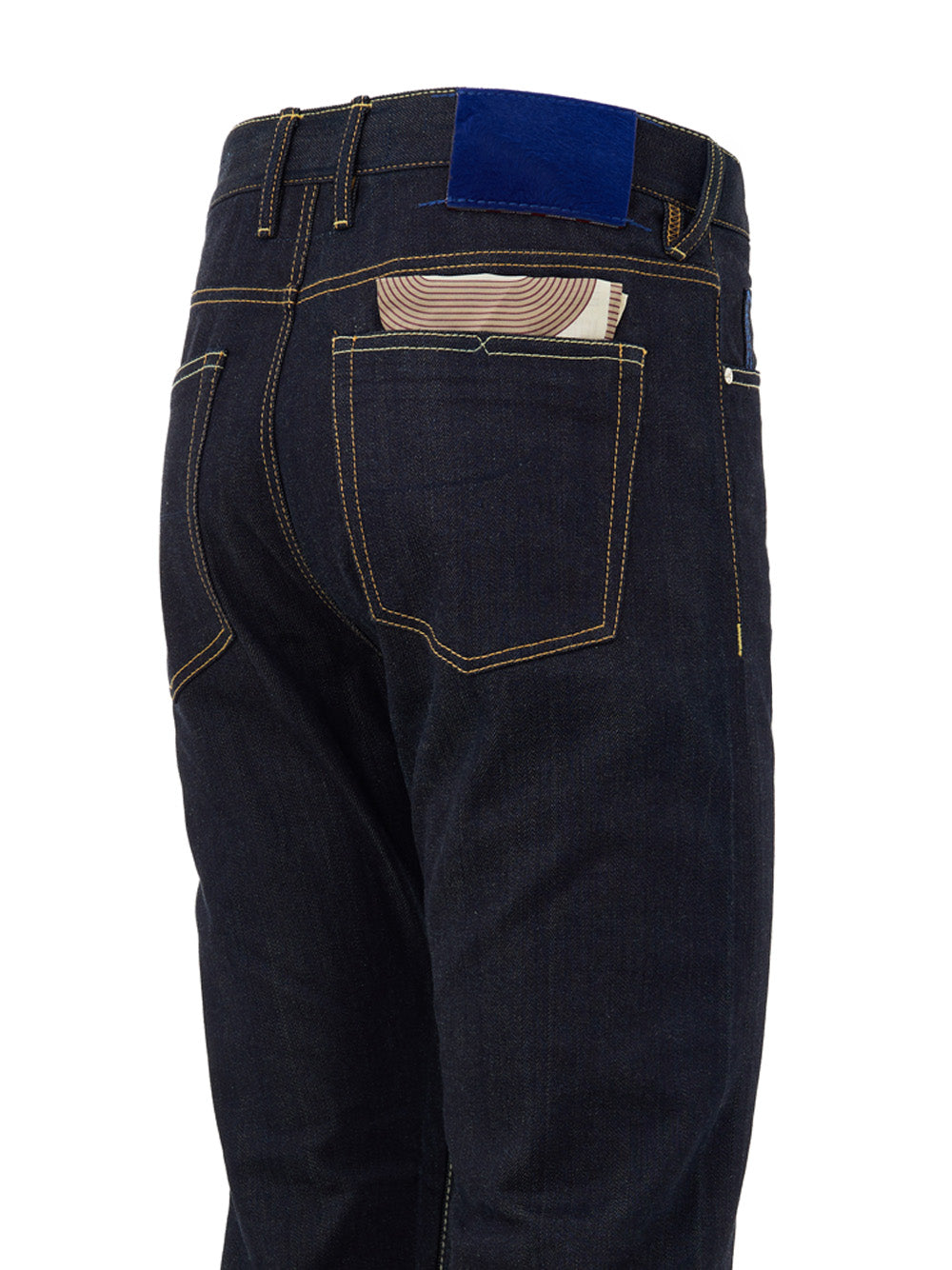 Jacob Cohen Icio Tapered Straight Jeans in Dark Blue