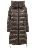 Long padded parka with hood Herno