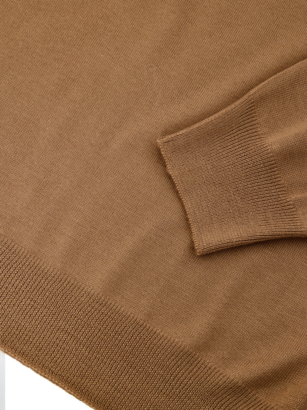 Gran Sasso Brown Fine Wool Crewneck Sweater