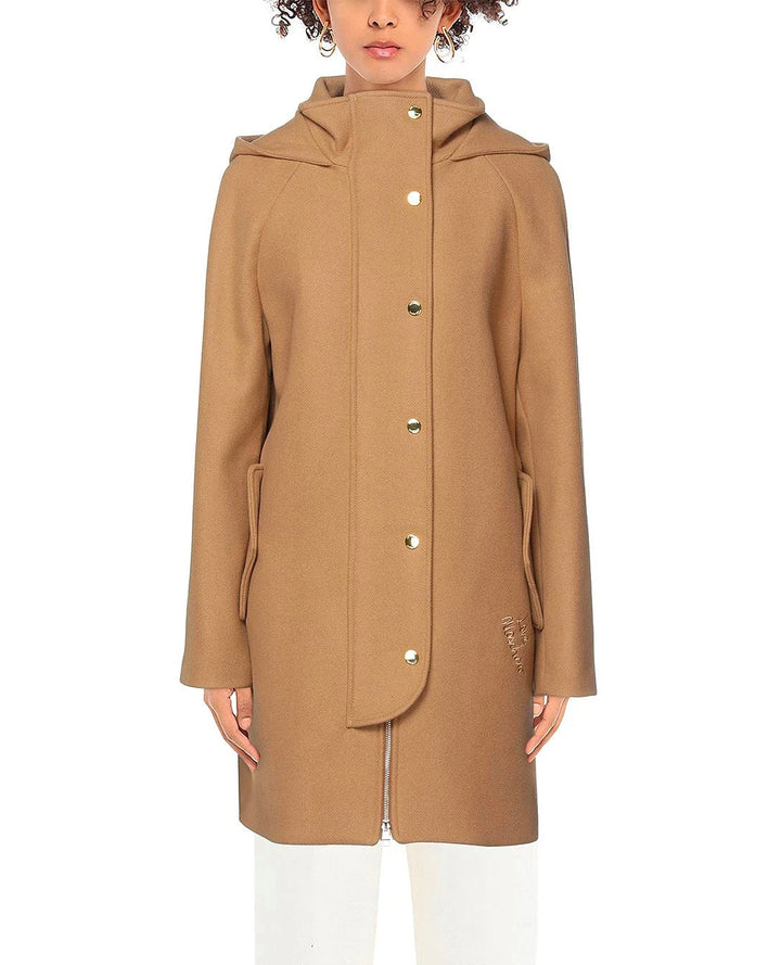 Love Moschino Coats Brown Woman