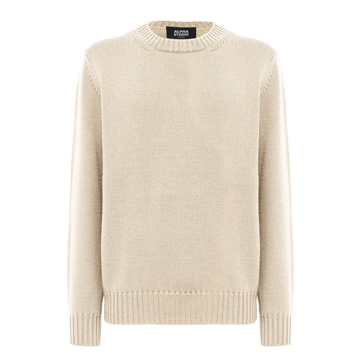 Alpha Studio Sweaters White Man