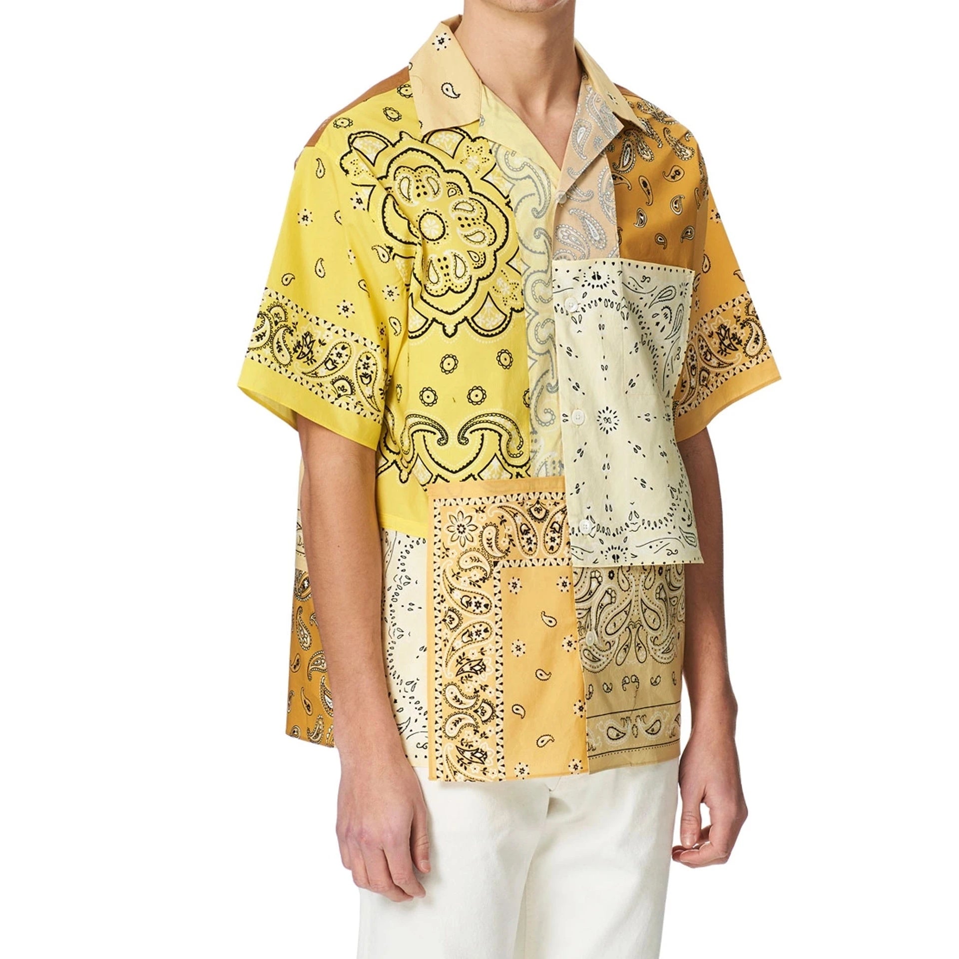 Kenzo Patchwork Short Sleeves Shirt