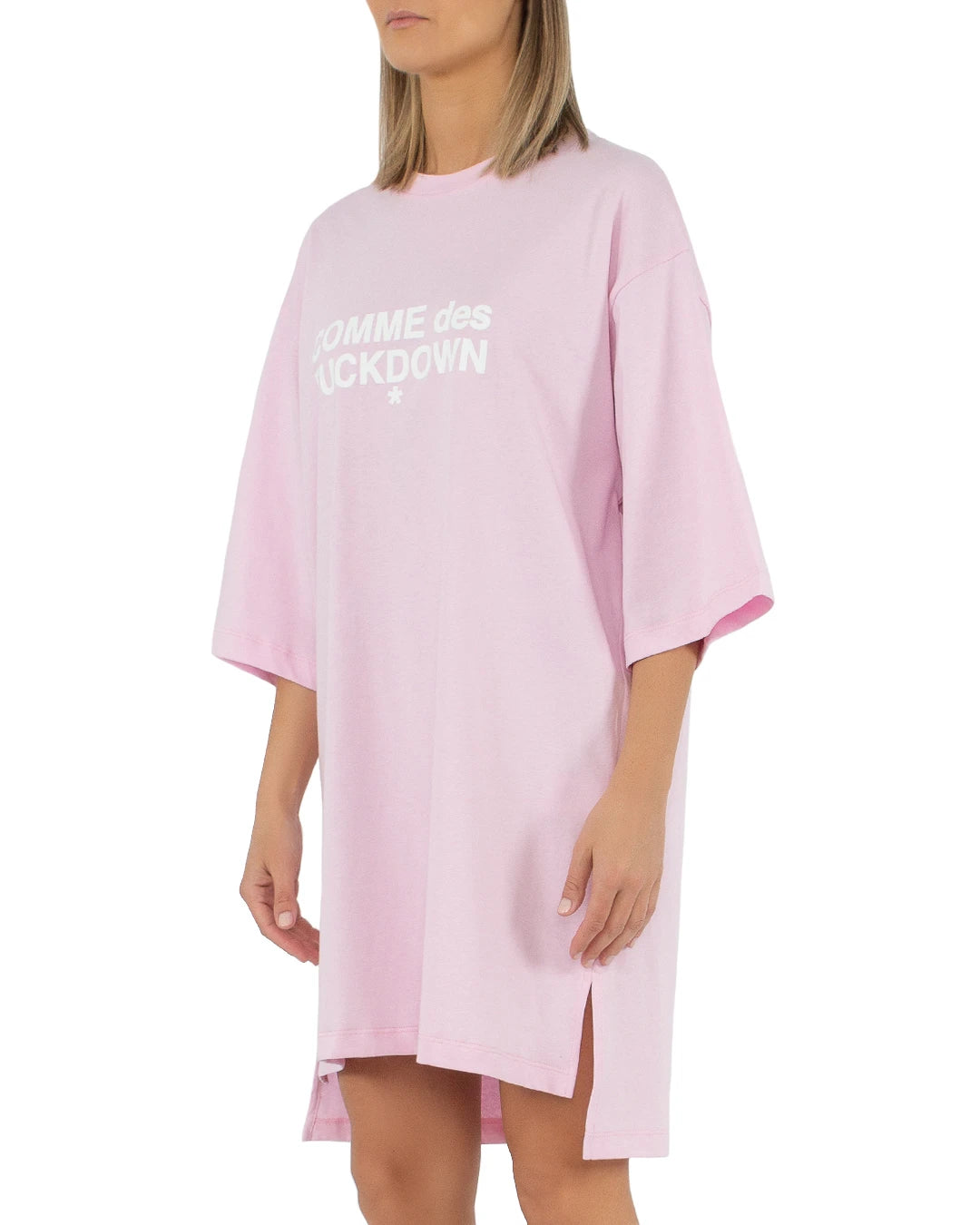 Comme Des Fuckdown Dress Pink Woman