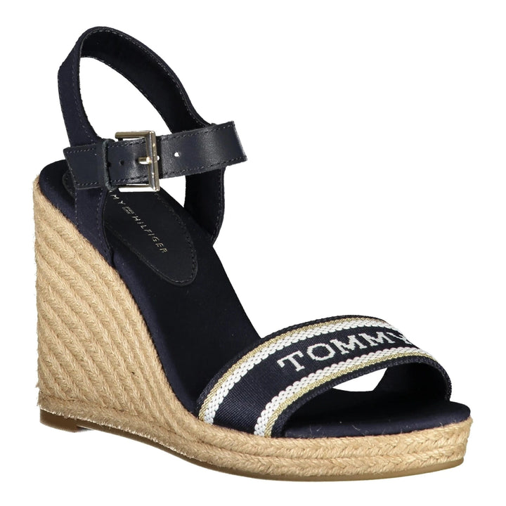 Black Wedge Sandals for Women