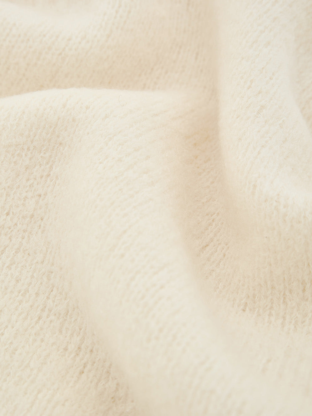 White Gran Sasso BouclÃ©-Effect Wool Turtleneck Sweater