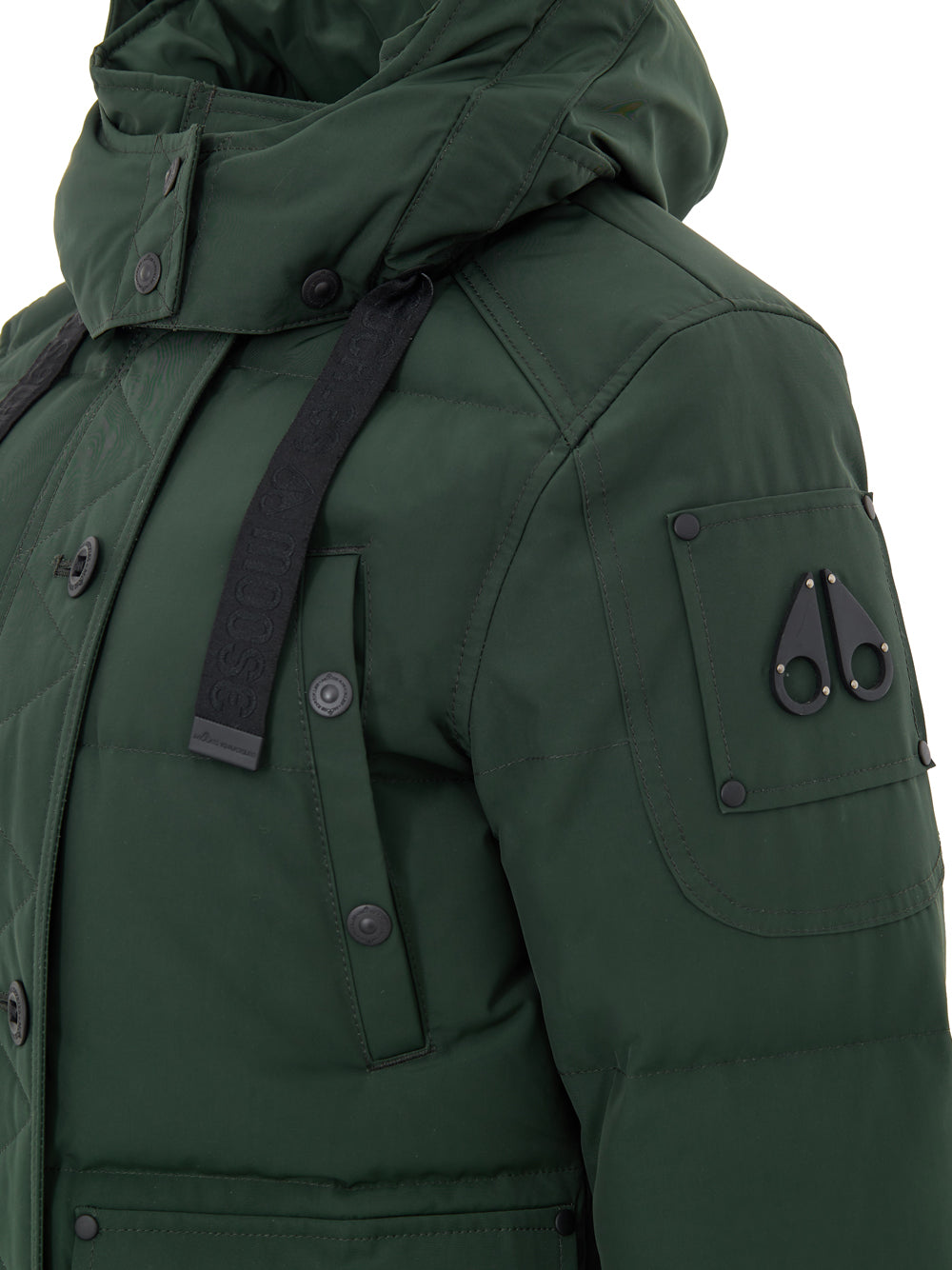 Moose Knuckles Green Padded Field Jacket