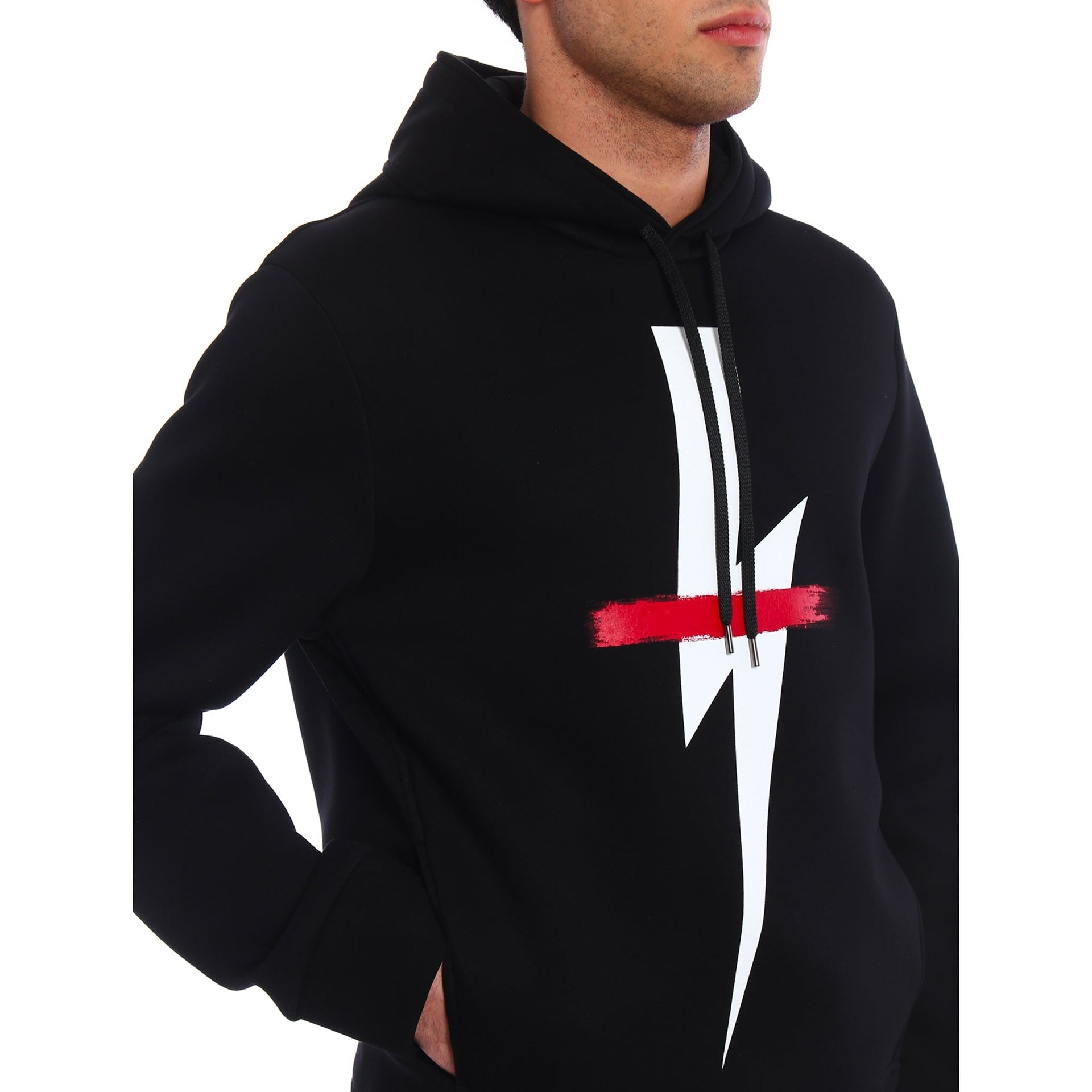 Neil Barrett Logo Hooded Sweatshirt – Siebentaschen