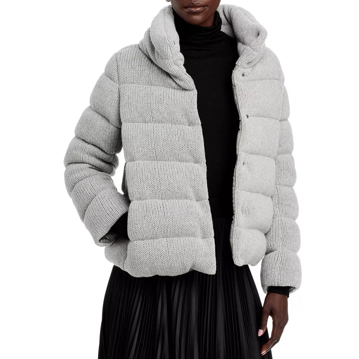 Herno Quilted Knit Bomber Jacket