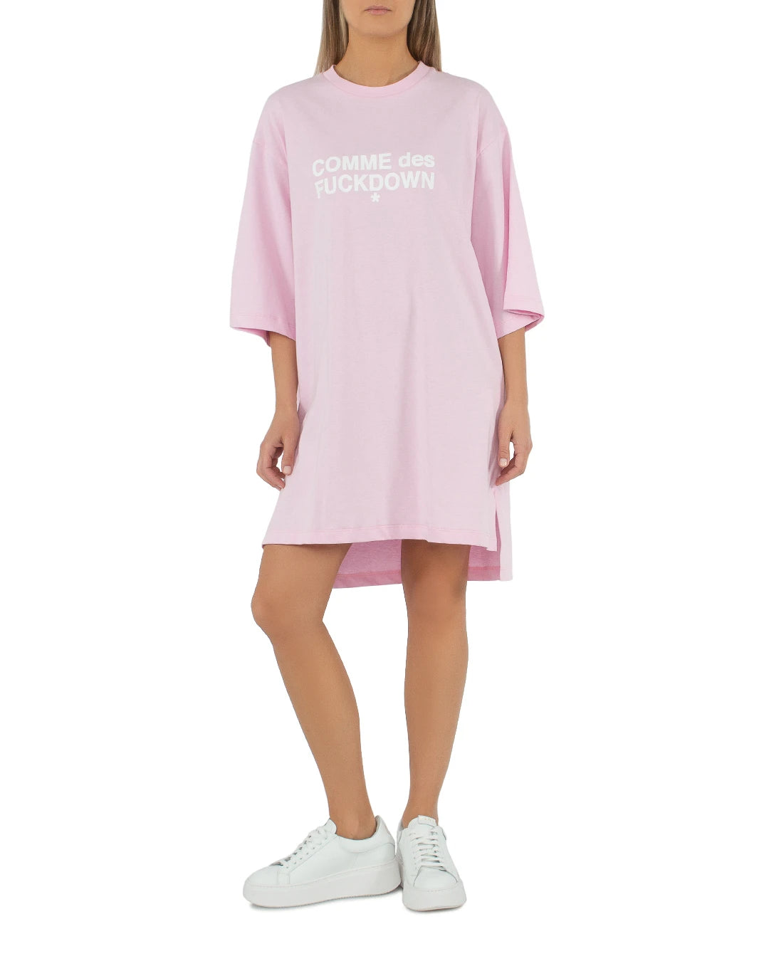 Comme Des Fuckdown Dress Pink Woman