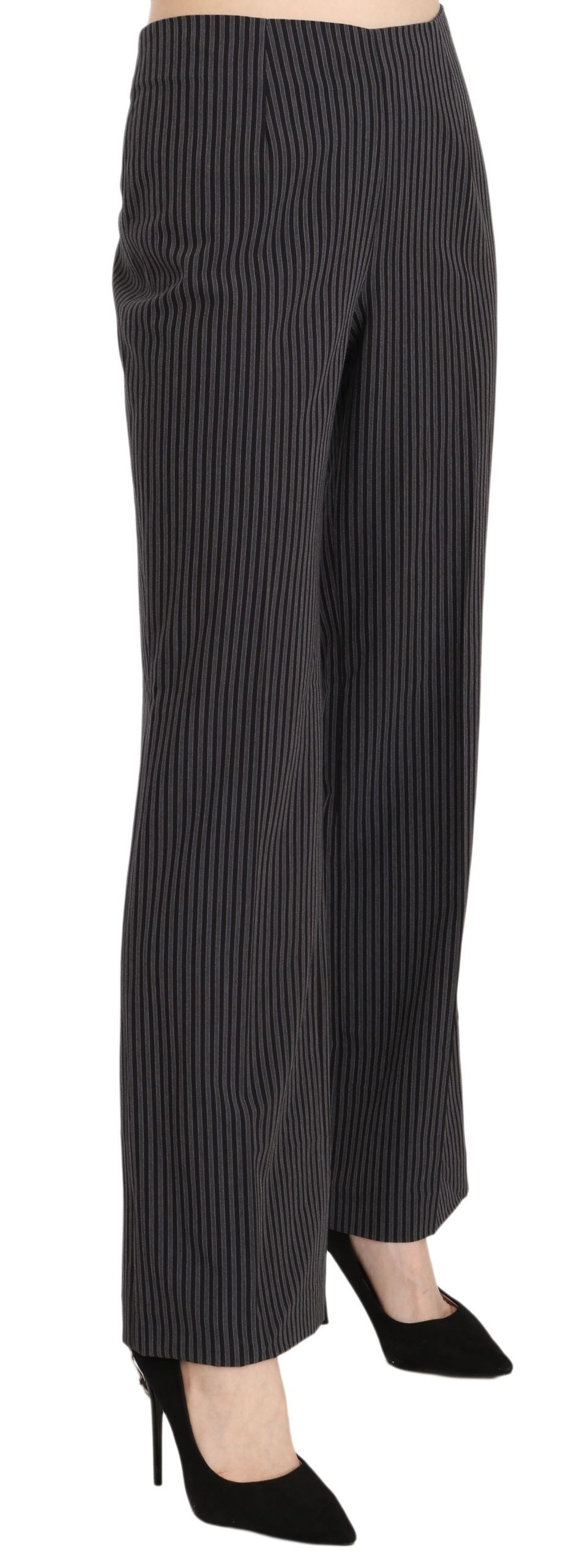 BENCIVENGA Elegante gestreifte Straight Fit Hose