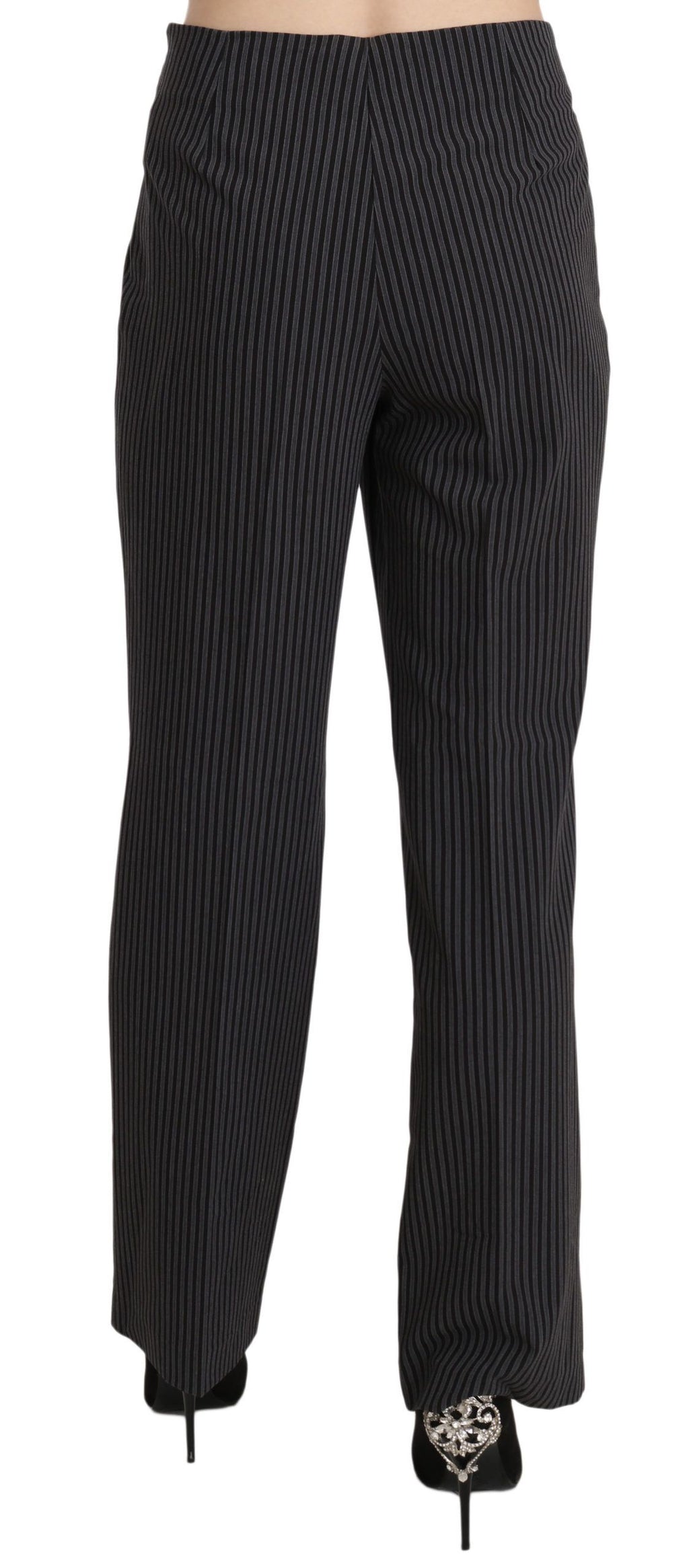BENCIVENGA Elegante gestreifte Straight Fit Hose