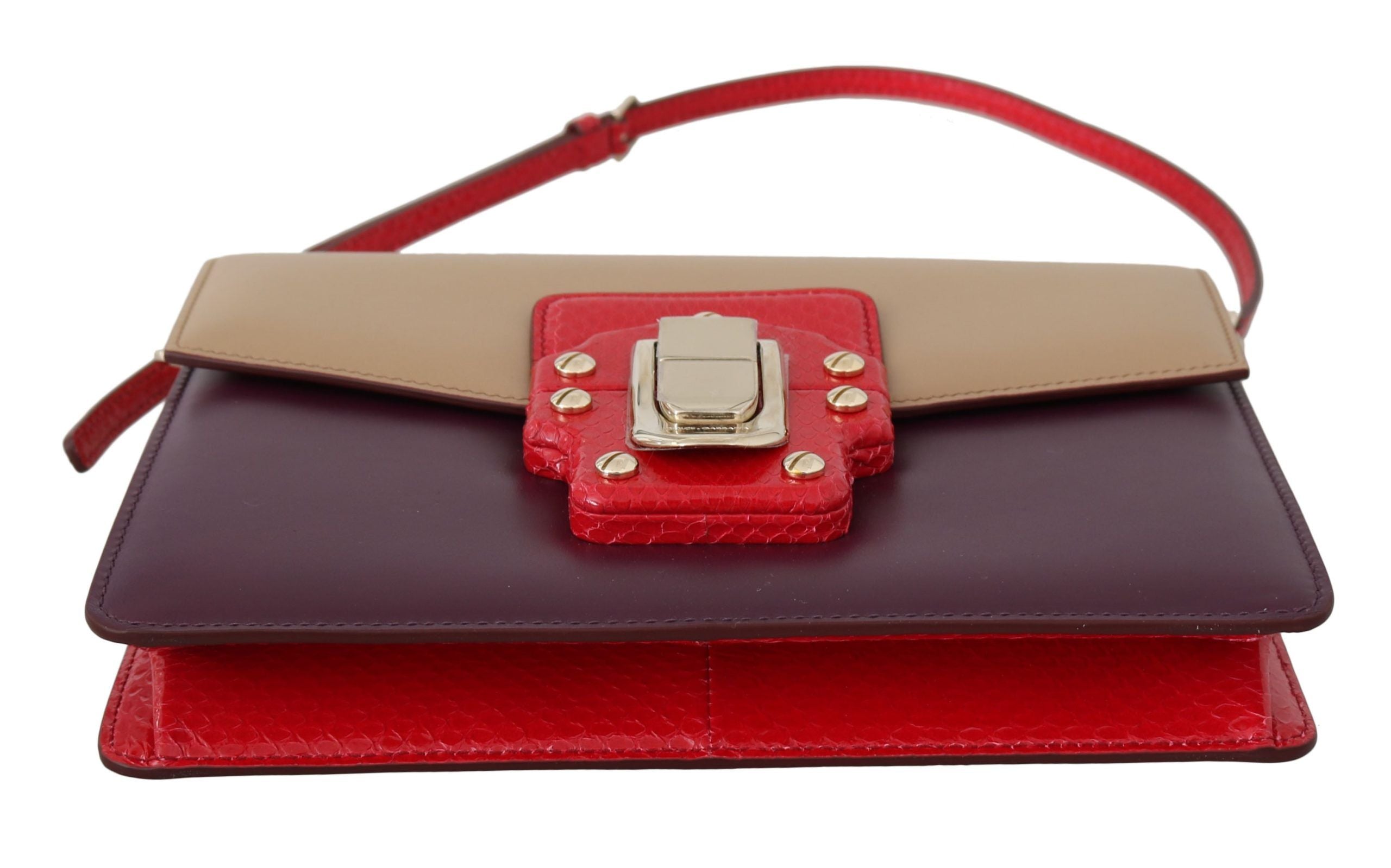 Dolce &amp; Gabbana Exquisite LUCIA Leder-Umhängetasche