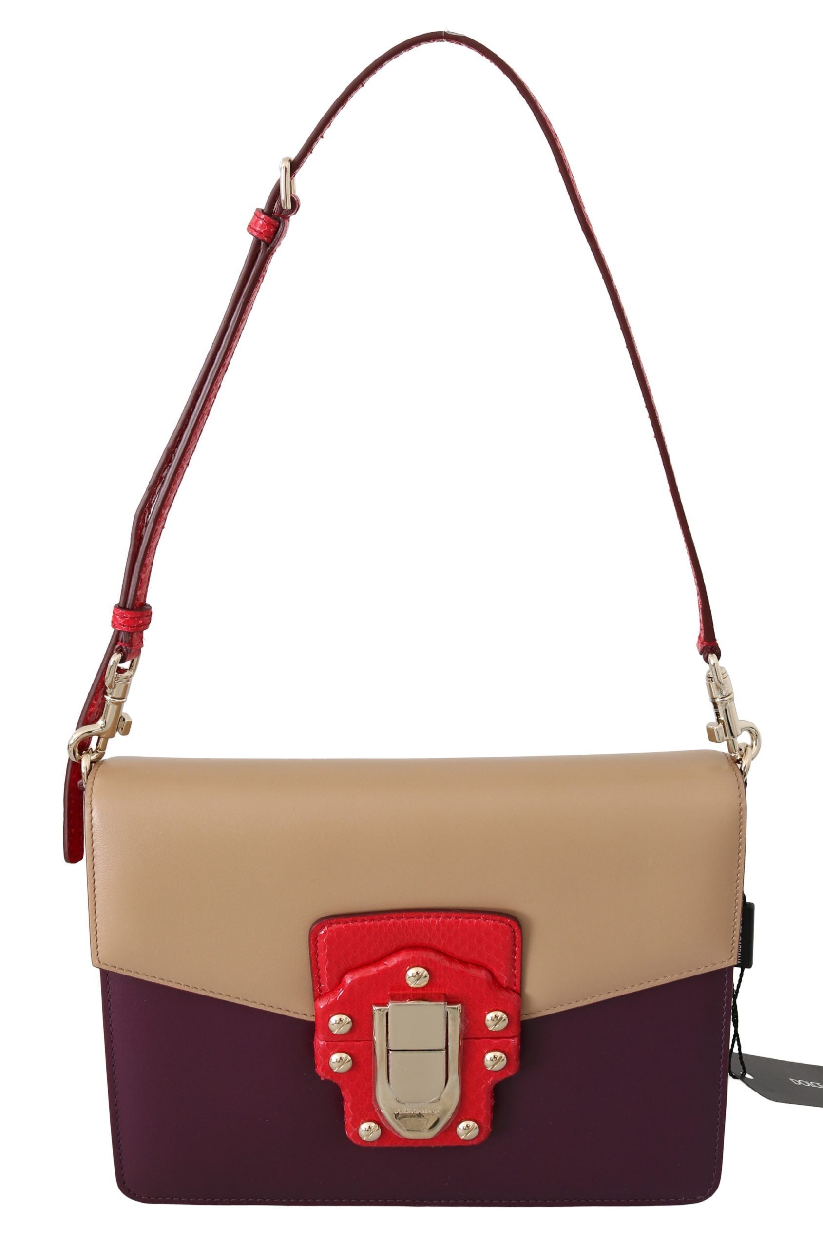 Dolce &amp; Gabbana Exquisite LUCIA Leder-Umhängetasche