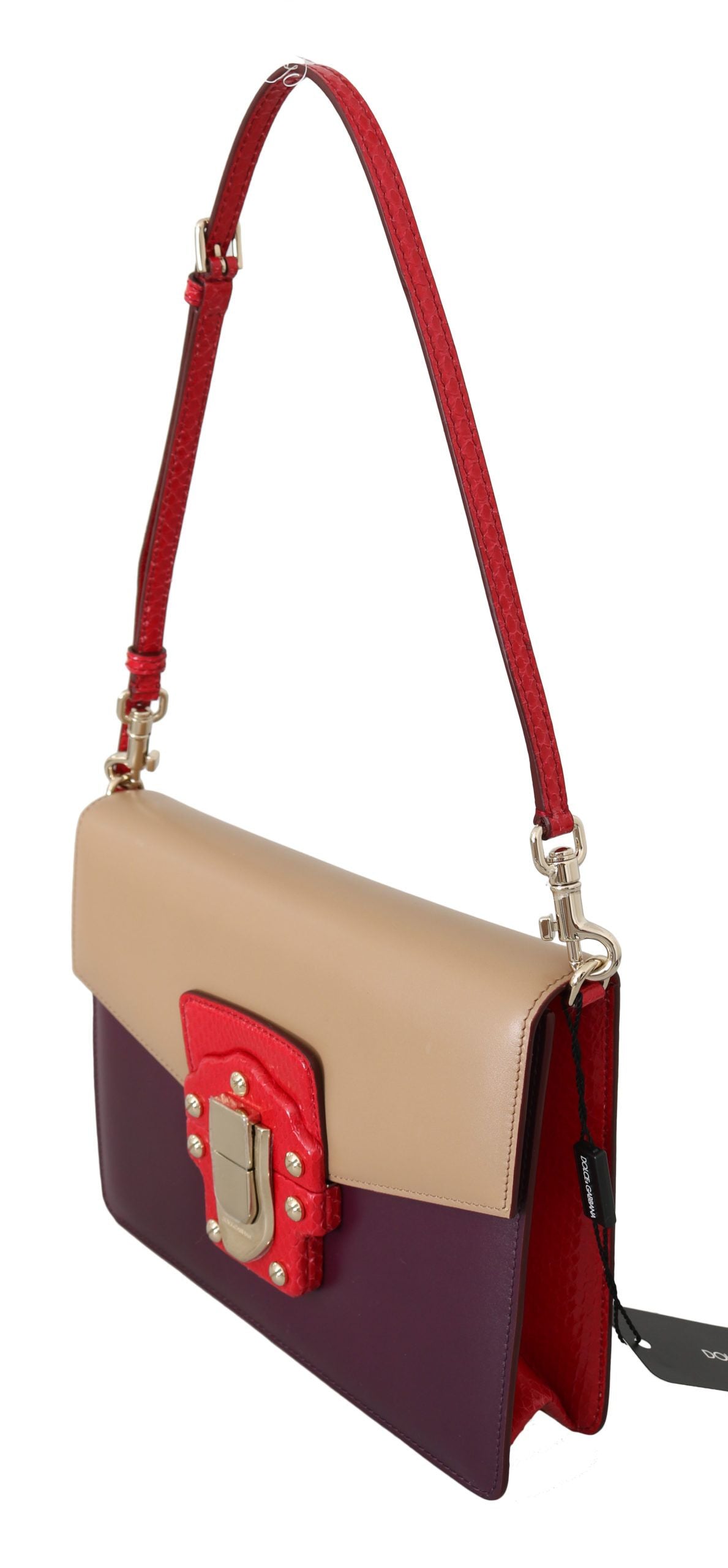 Dolce &amp; Gabbana Exquisite LUCIA Leder-Umhängetasche