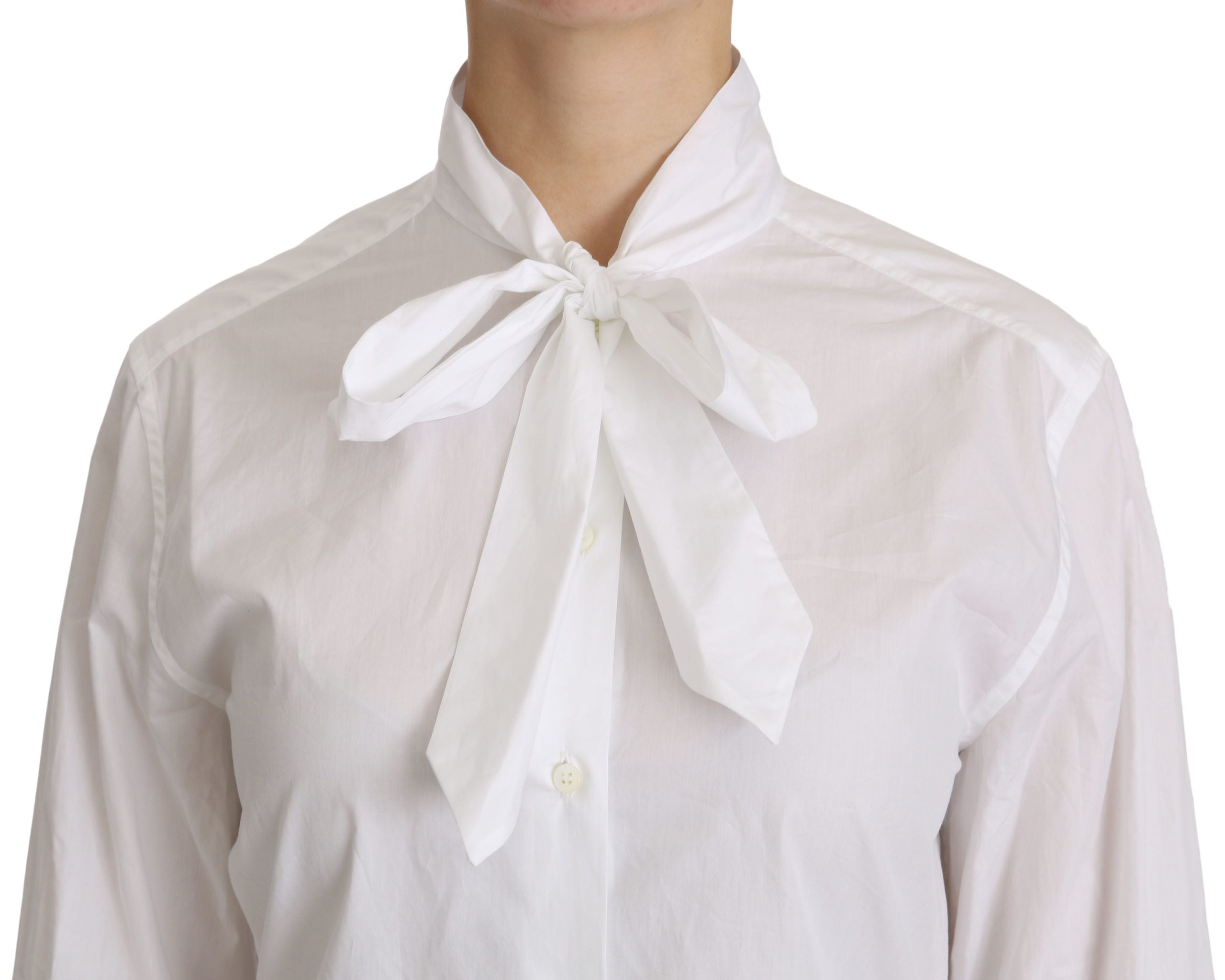Dolce &amp; Gabbana Elegantes weißes Poloshirt mit Rollkragen