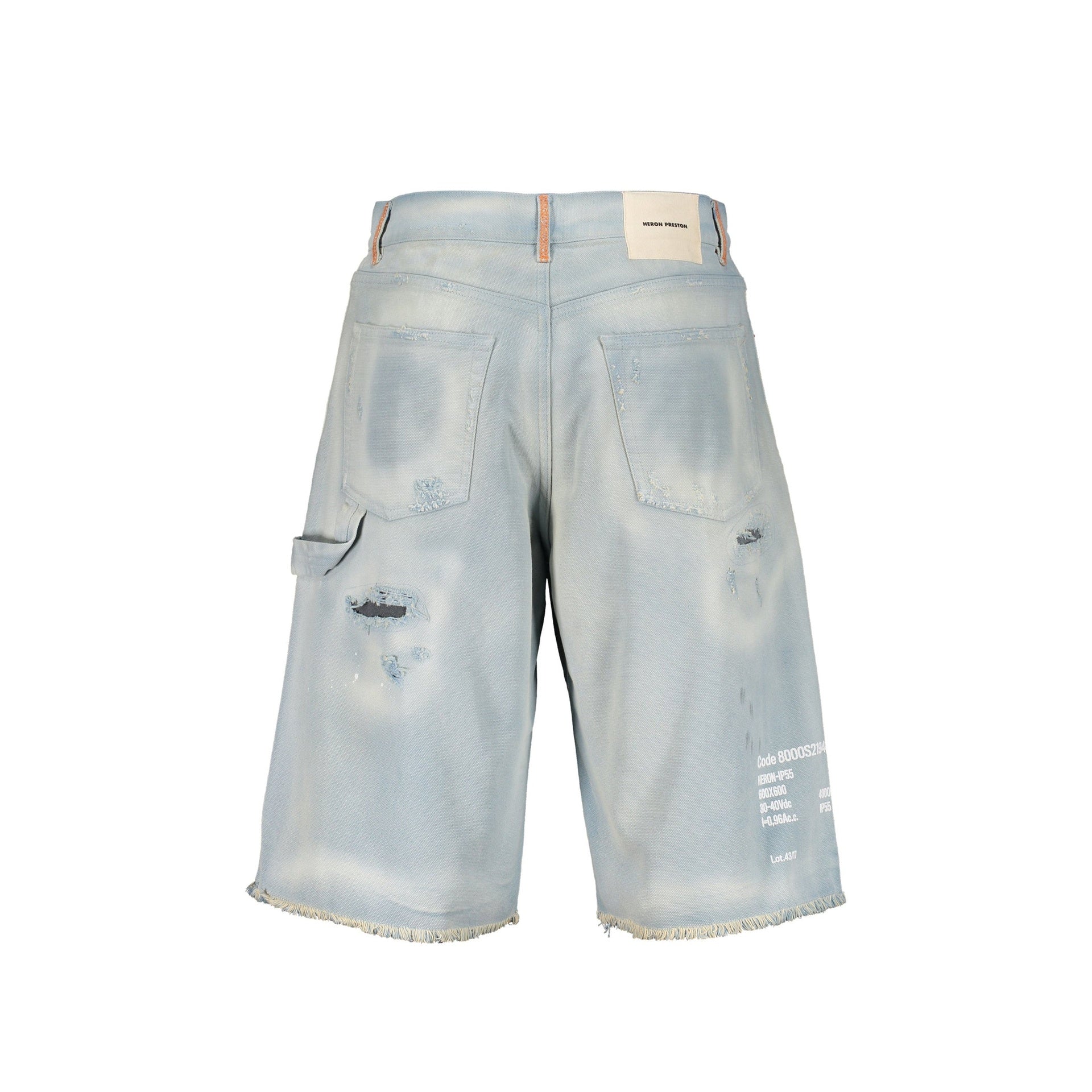 Heron Preston Denim Shorts