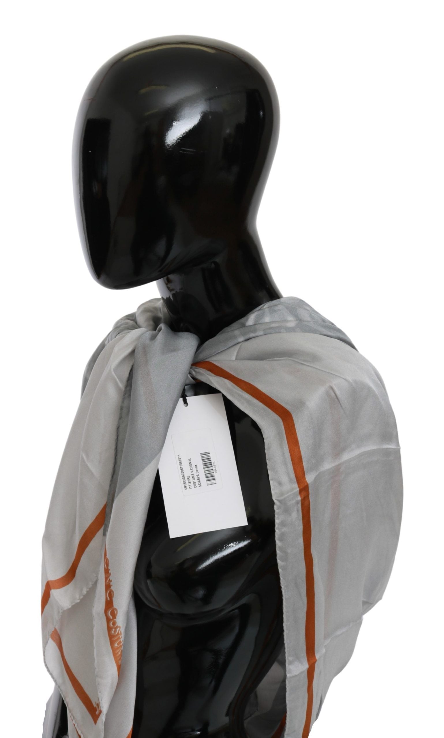 Eleganter Seidenschal mit Blumenmuster von Costume National