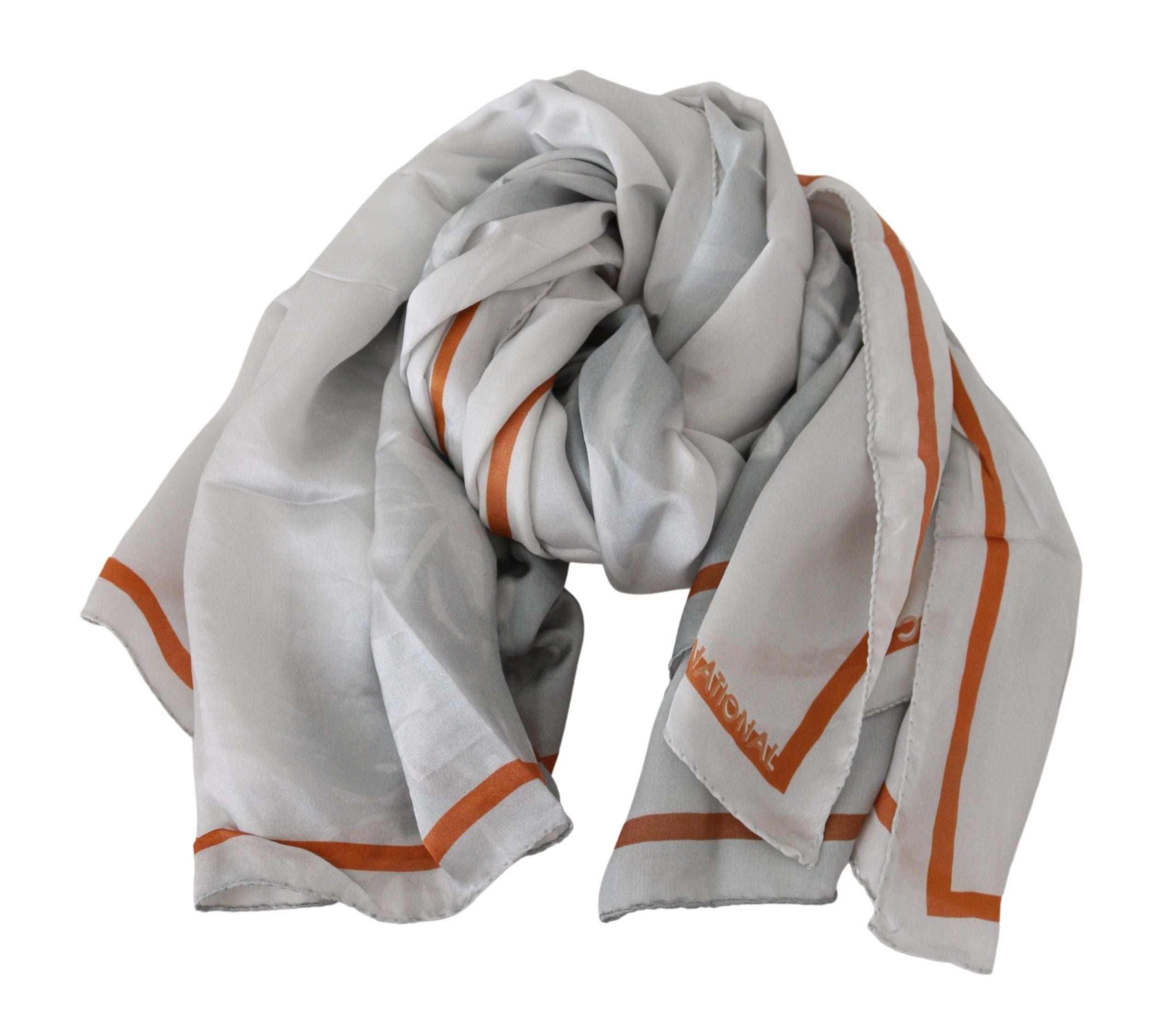 Eleganter Seidenschal mit Blumenmuster von Costume National