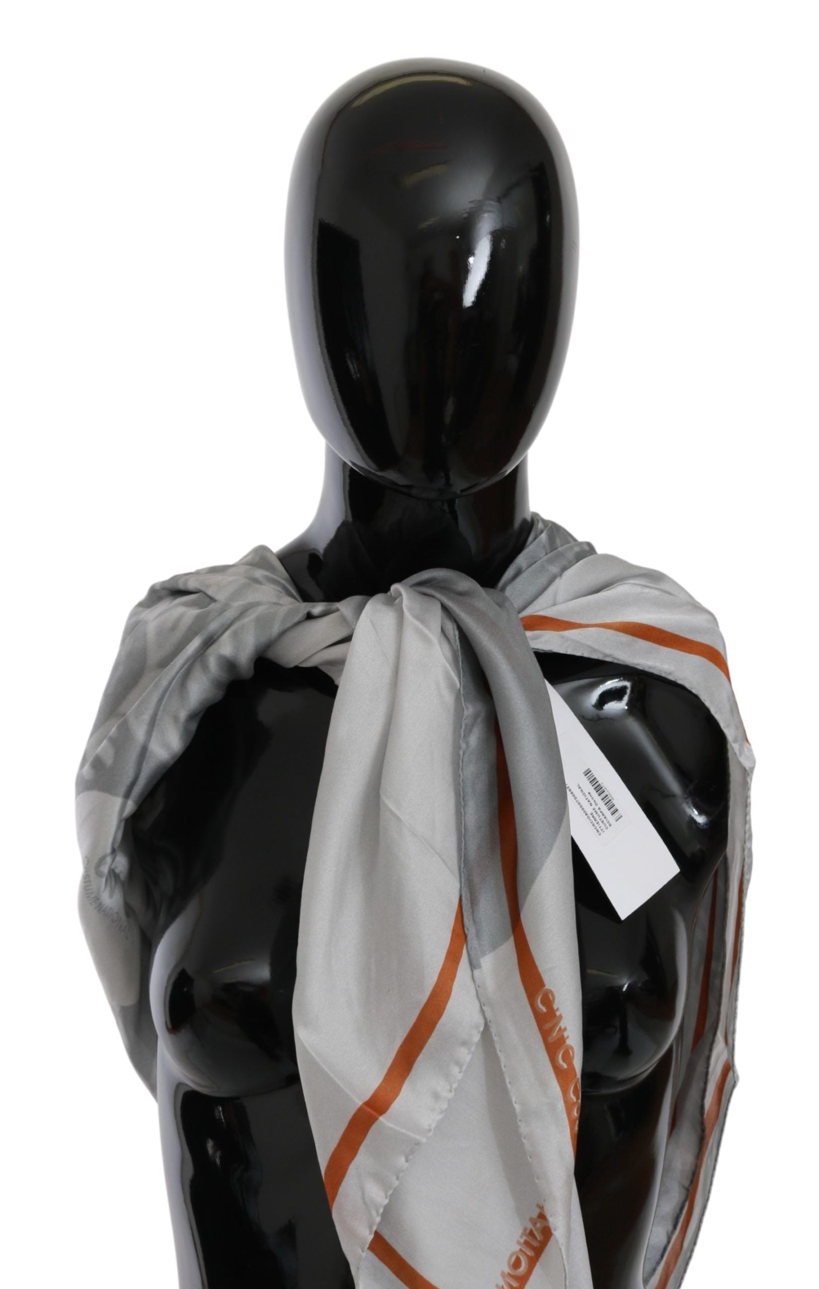 Eleganter Seidenschal mit Blumenmuster von Costume National