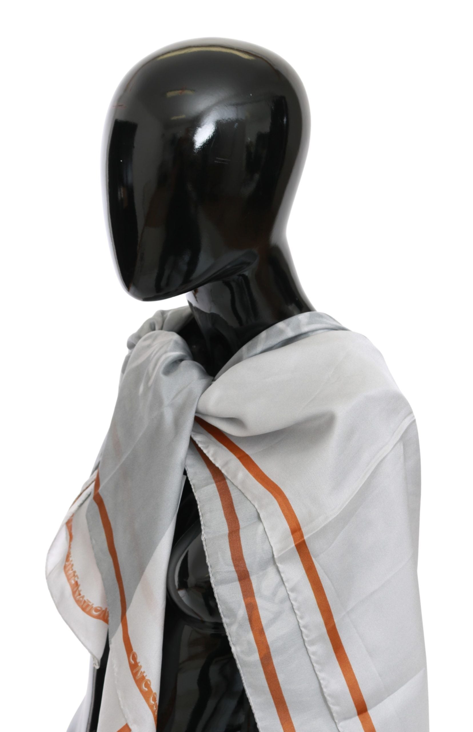 Eleganter Seidenschal mit Blumenmuster von Costume National