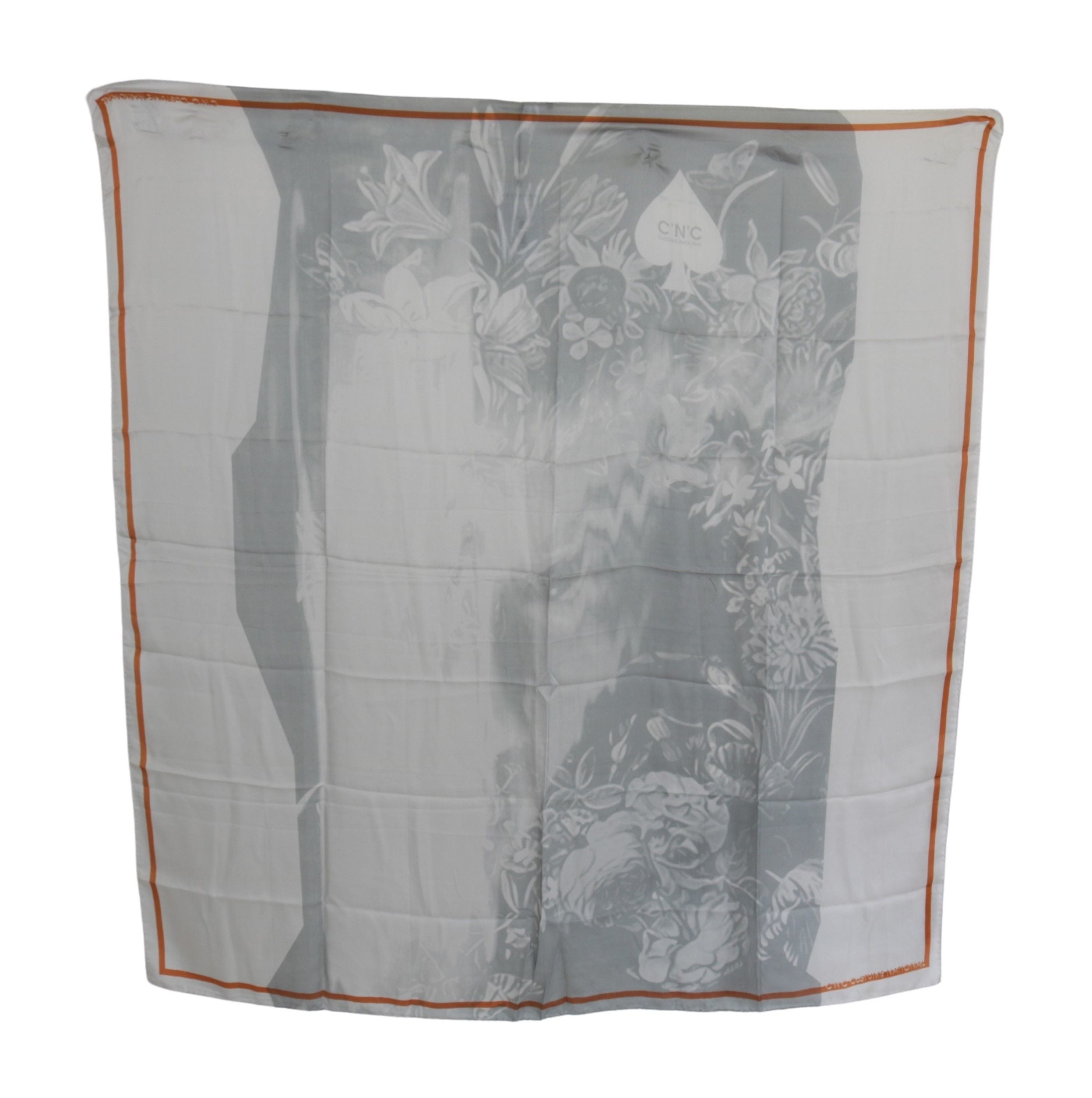 Eleganter Seidenschal mit Blumenmuster von Costume National