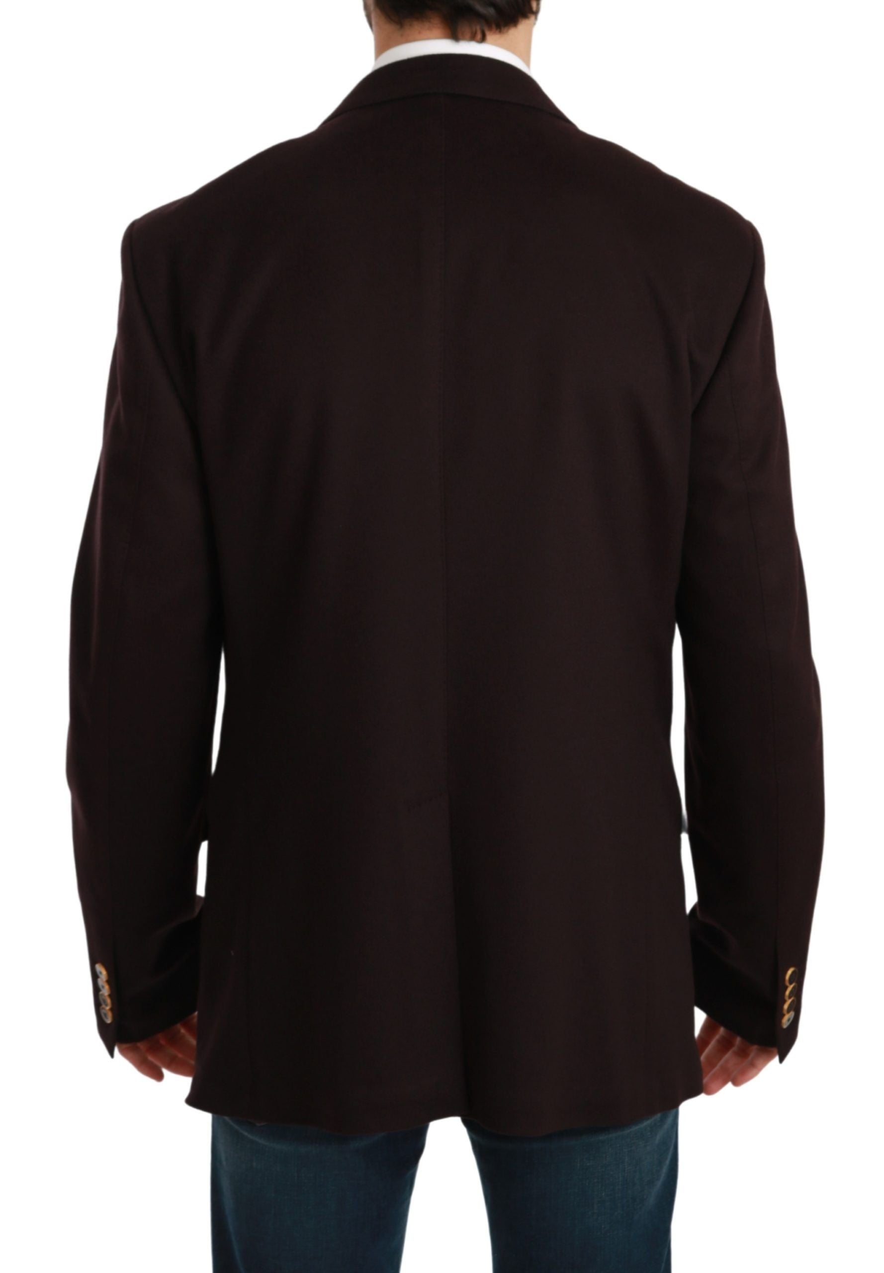 Dolce &amp; Gabbana Eleganter Bordeaux Taormina Kaschmirblazer